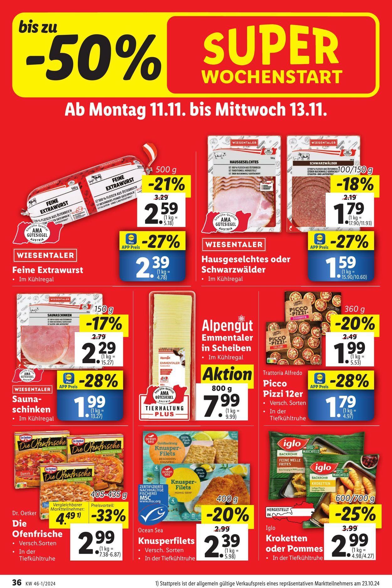 Prospekt Lidl 07.11.2024 - 13.11.2024