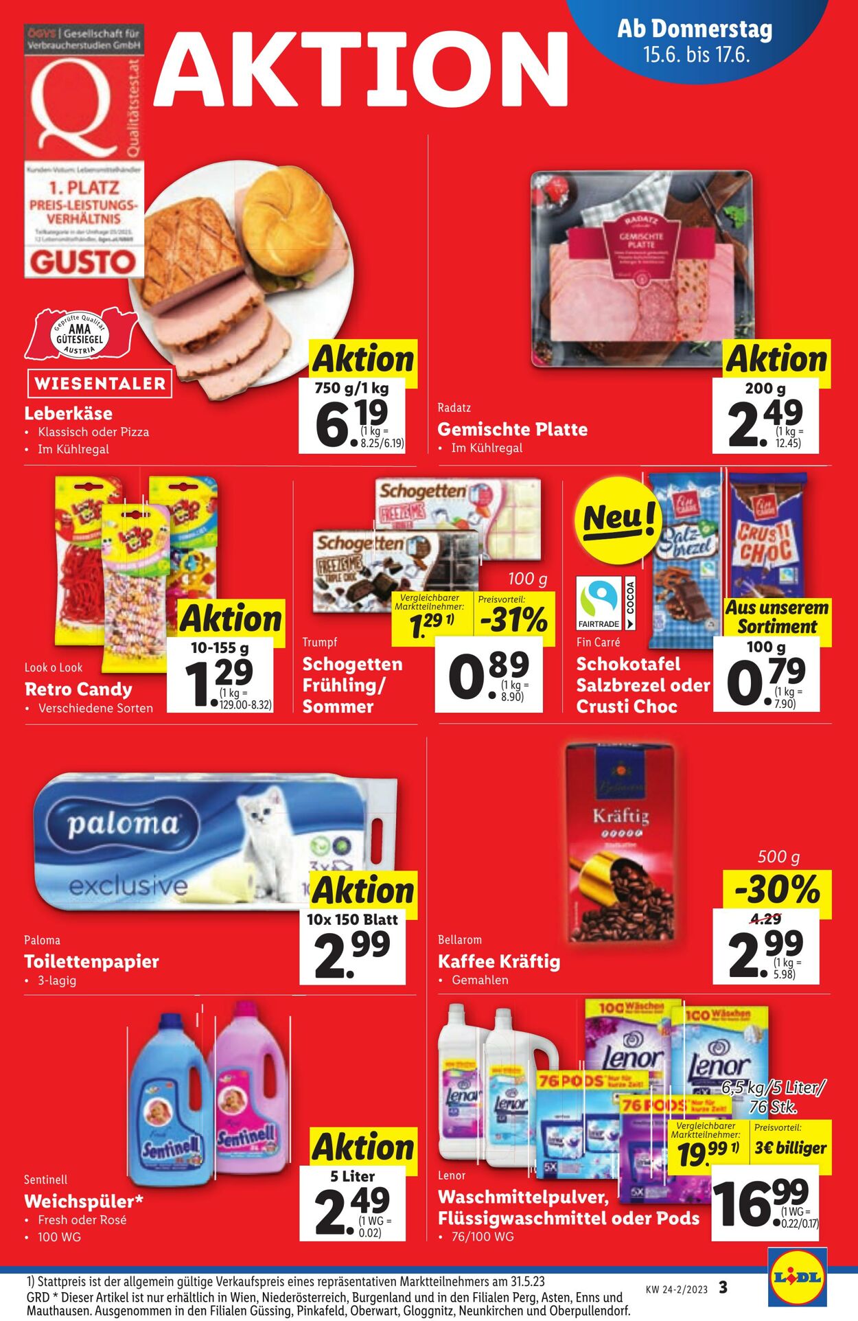 Prospekt Lidl 15.06.2023 - 21.06.2023