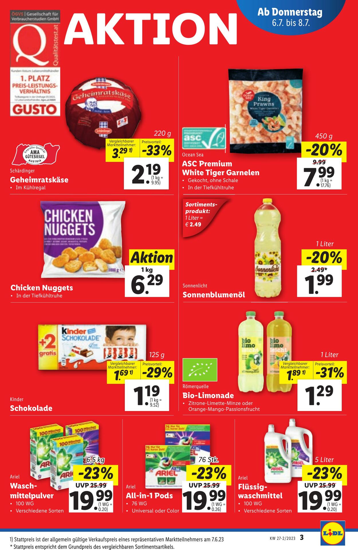 Prospekt Lidl 06.07.2023 - 12.07.2023