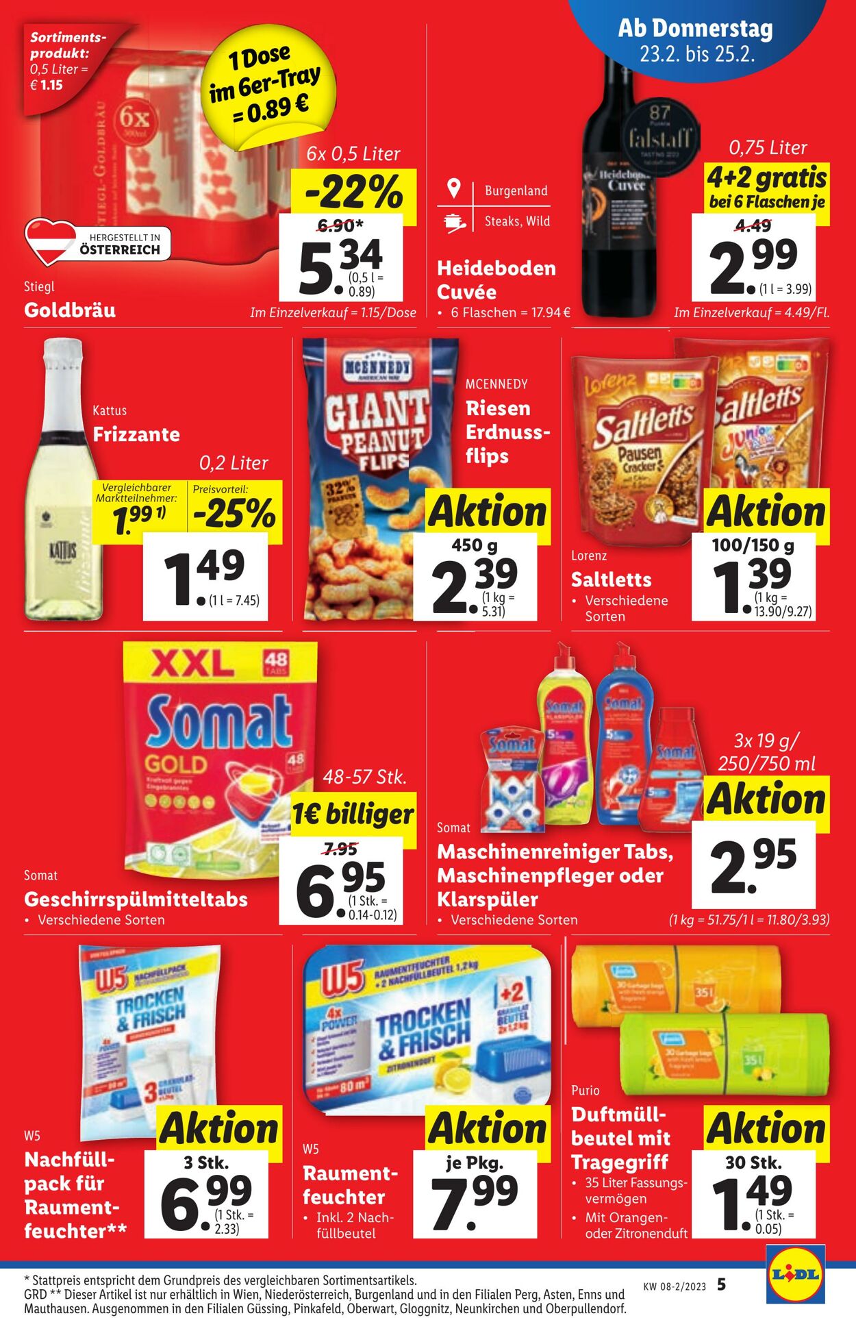 Prospekt Lidl 23.02.2023 - 01.03.2023