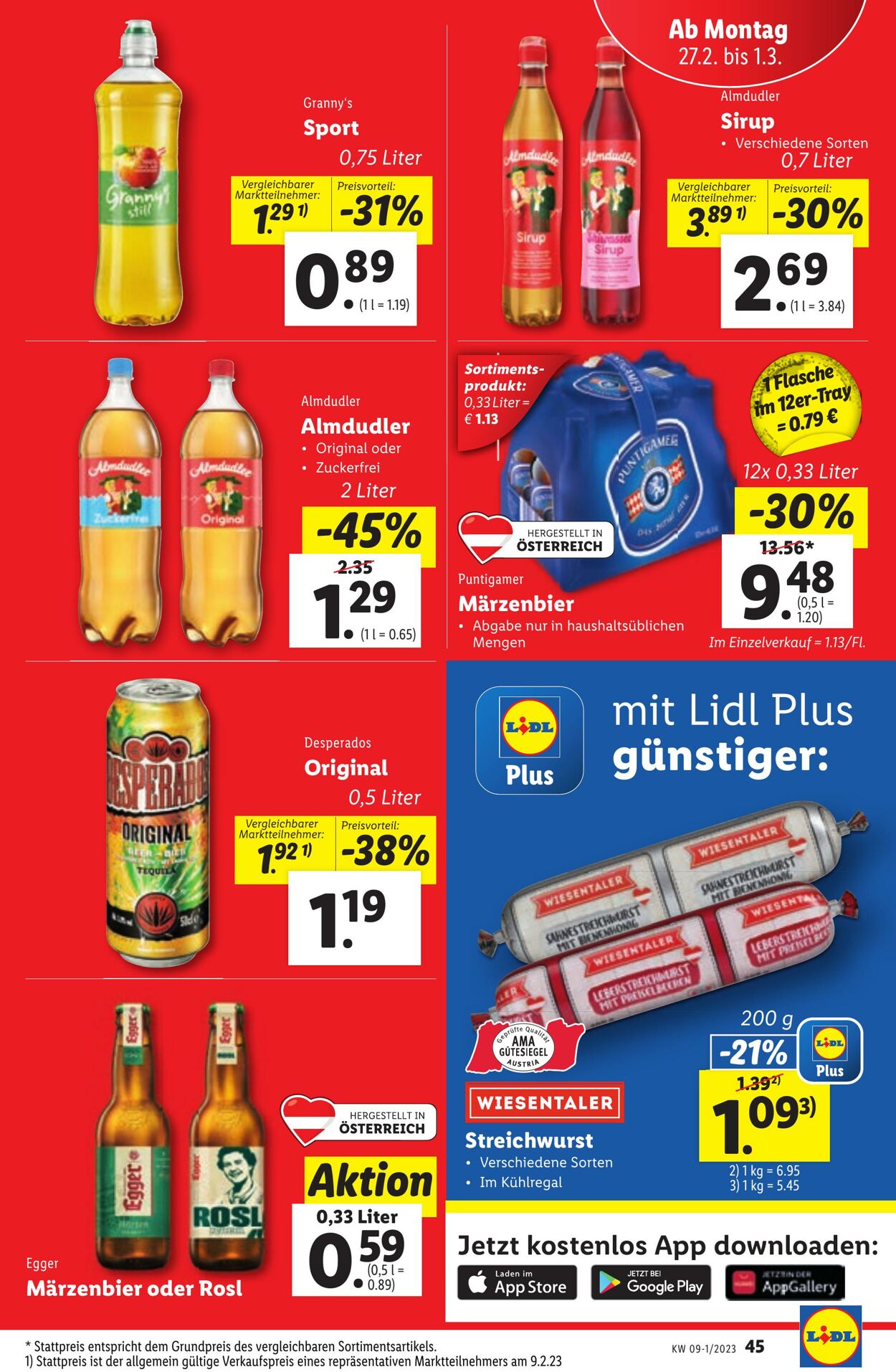 Prospekt Lidl 23.02.2023 - 01.03.2023