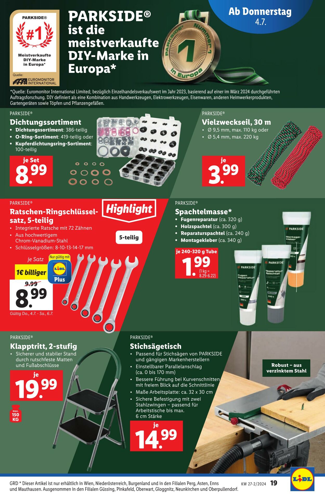 Prospekt Lidl 04.07.2024 - 10.07.2024