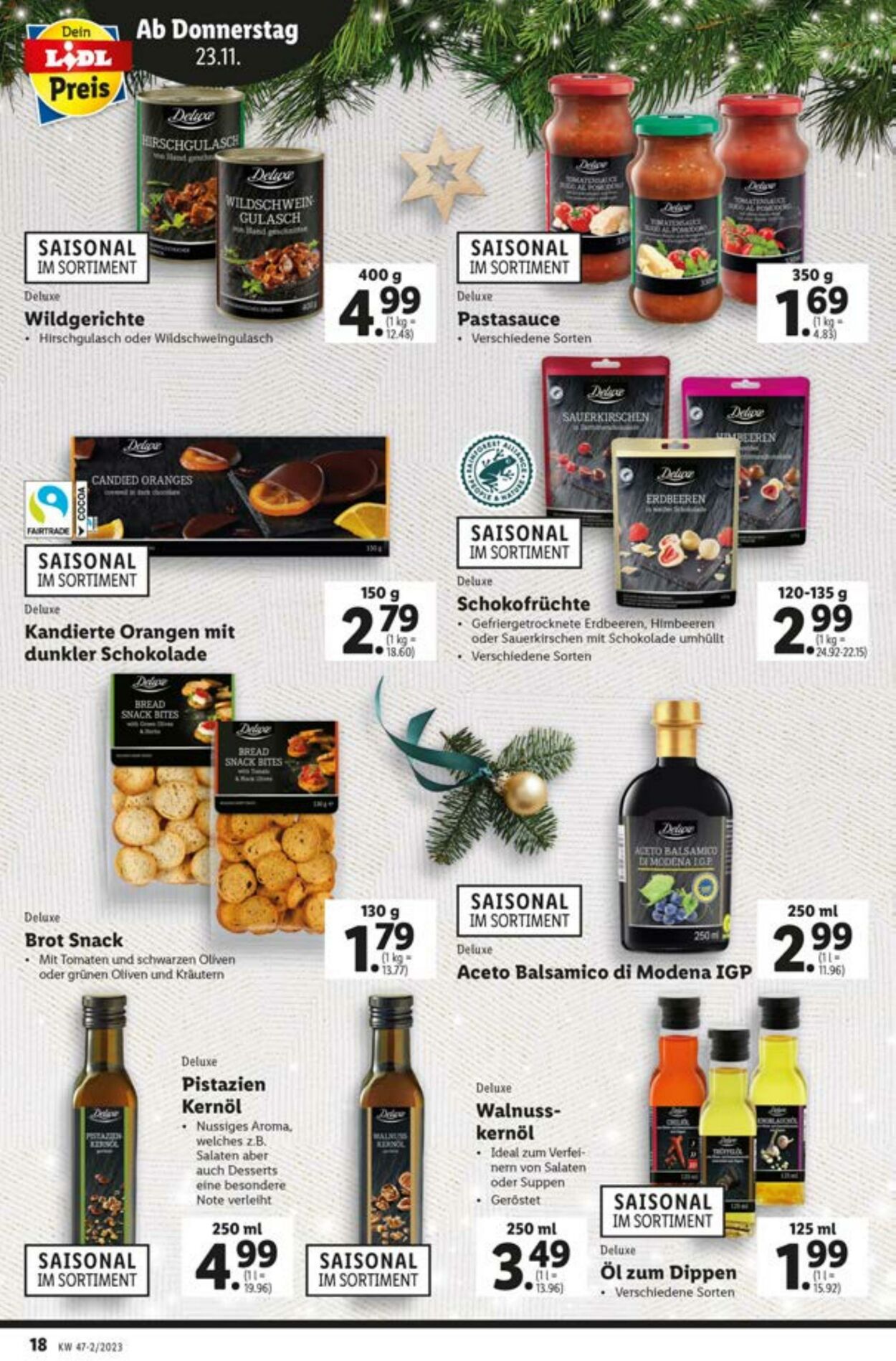 Prospekt Lidl 23.11.2023 - 29.11.2023