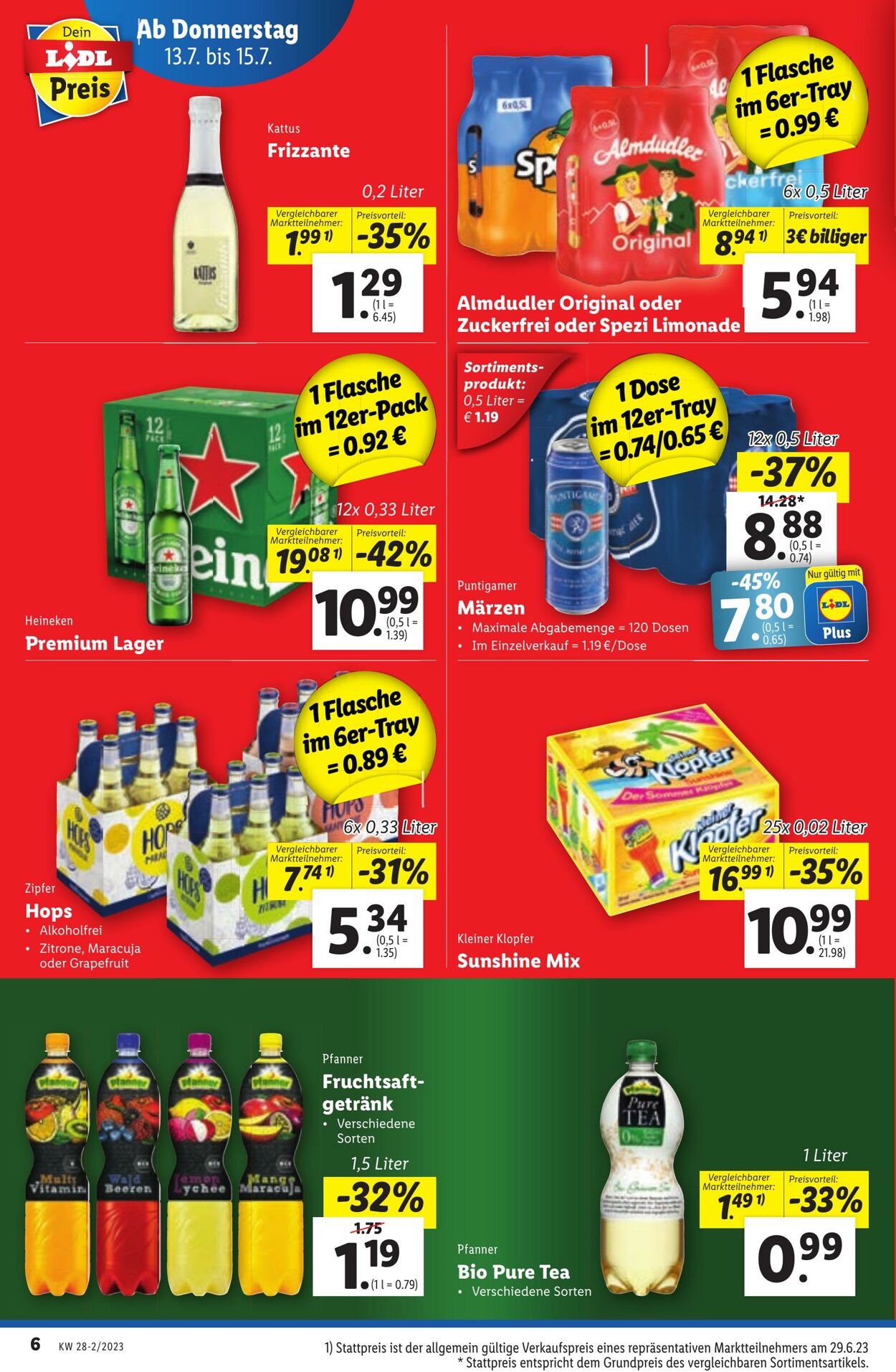 Prospekt Lidl 13.07.2023 - 15.07.2023