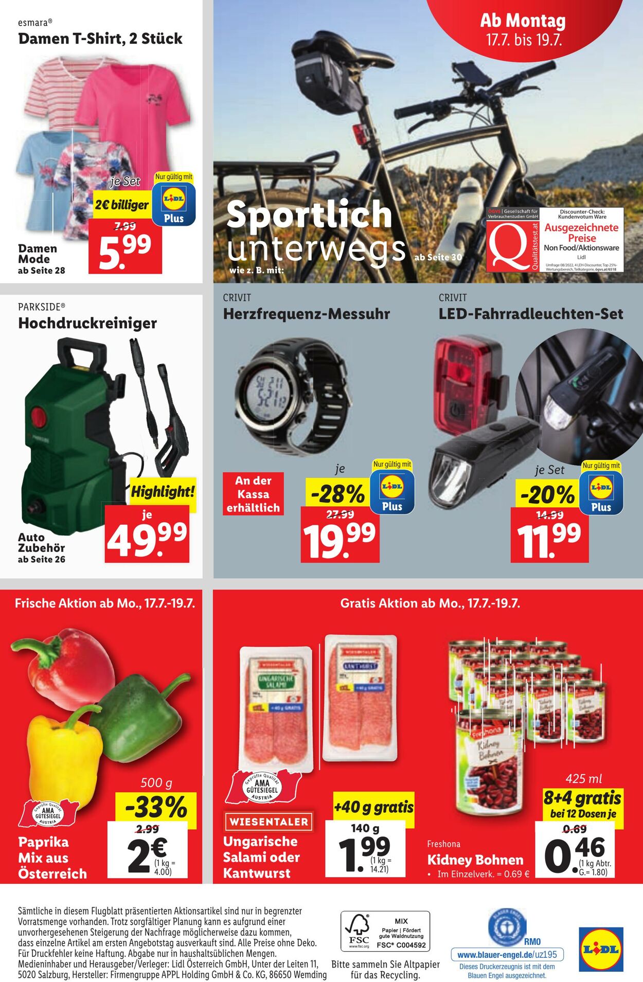 Prospekt Lidl 13.07.2023 - 15.07.2023