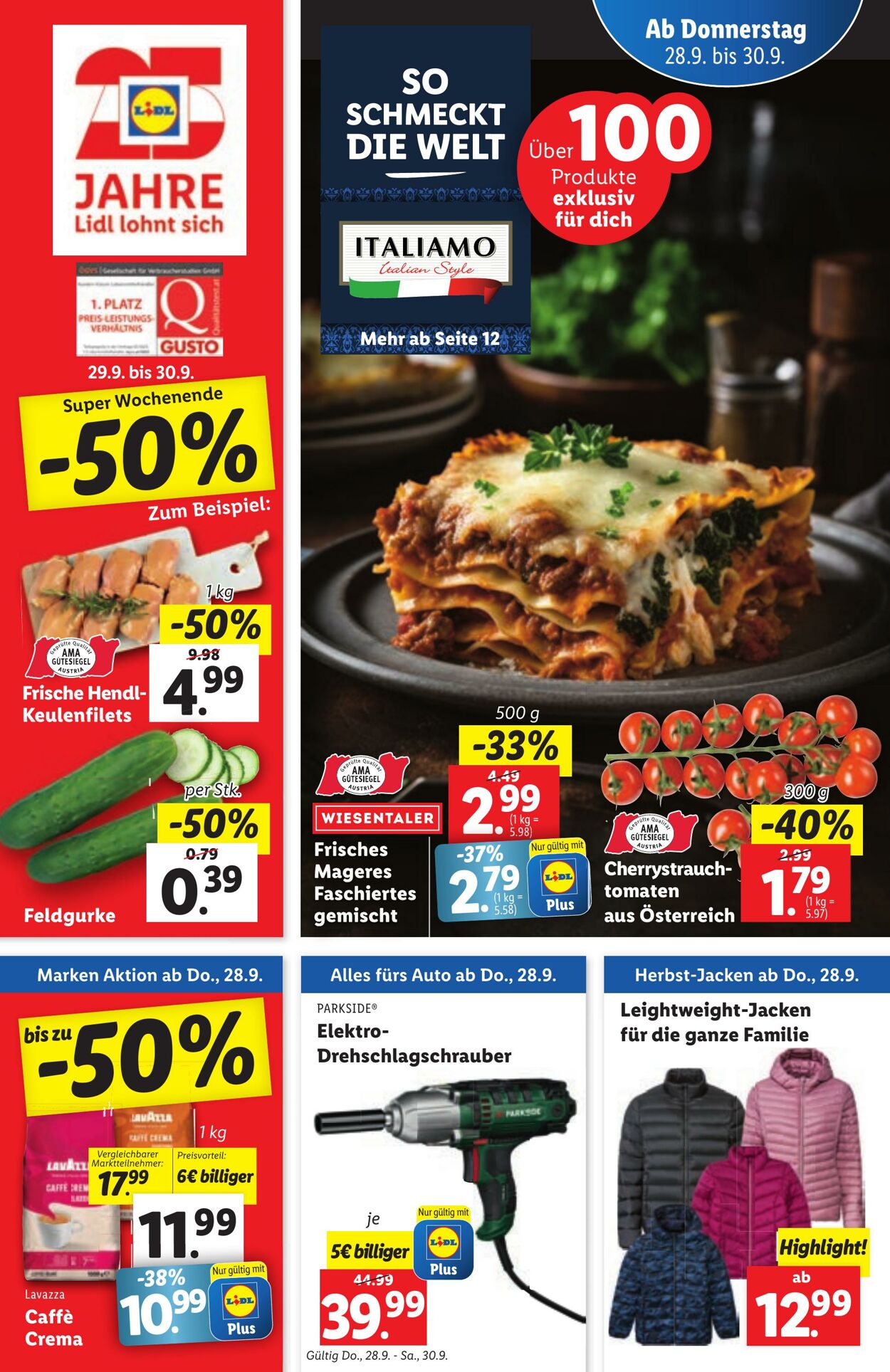 Prospekt Lidl 28.09.2023 - 29.09.2023