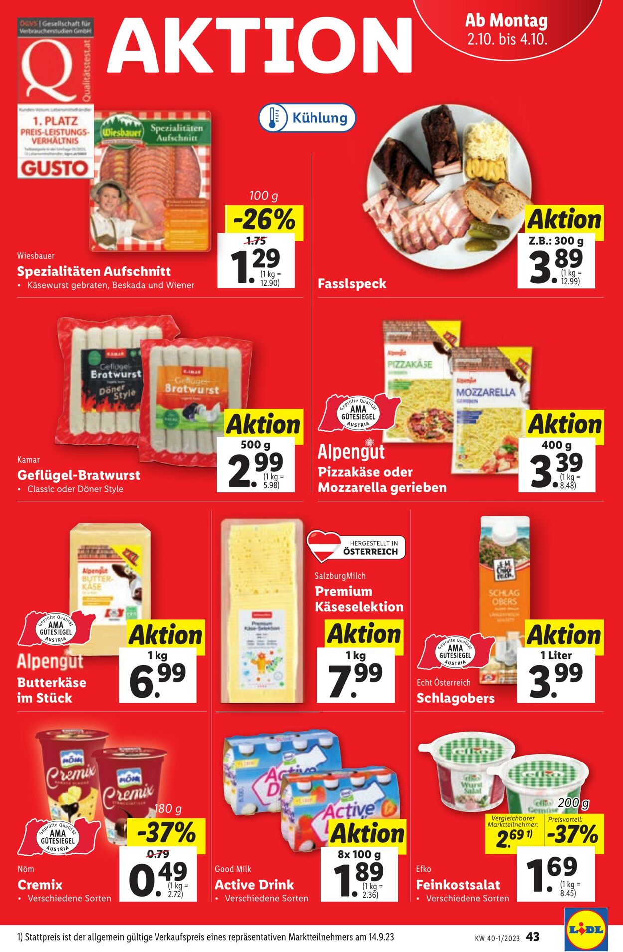 Prospekt Lidl 28.09.2023 - 29.09.2023