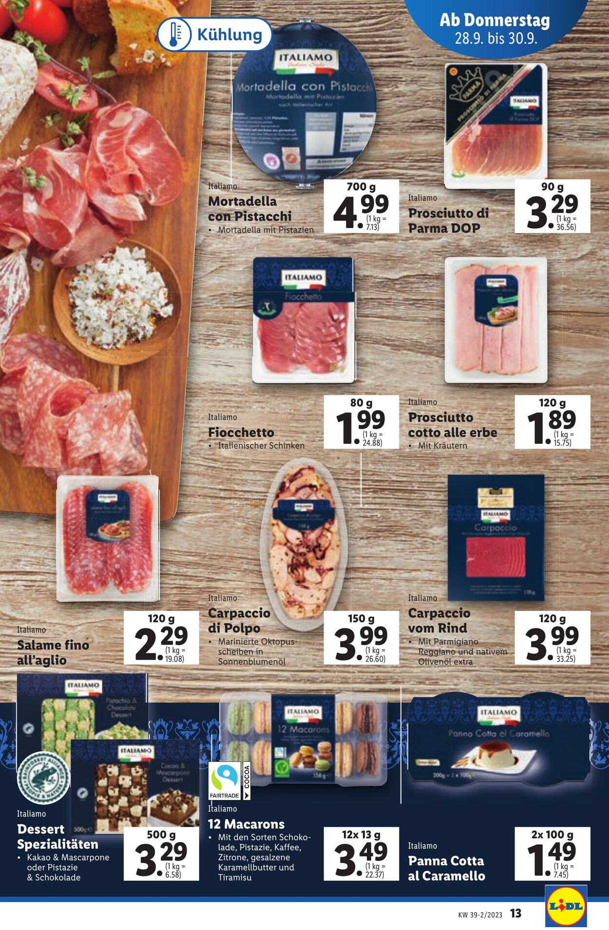 Prospekt Lidl 28.09.2023 - 29.09.2023