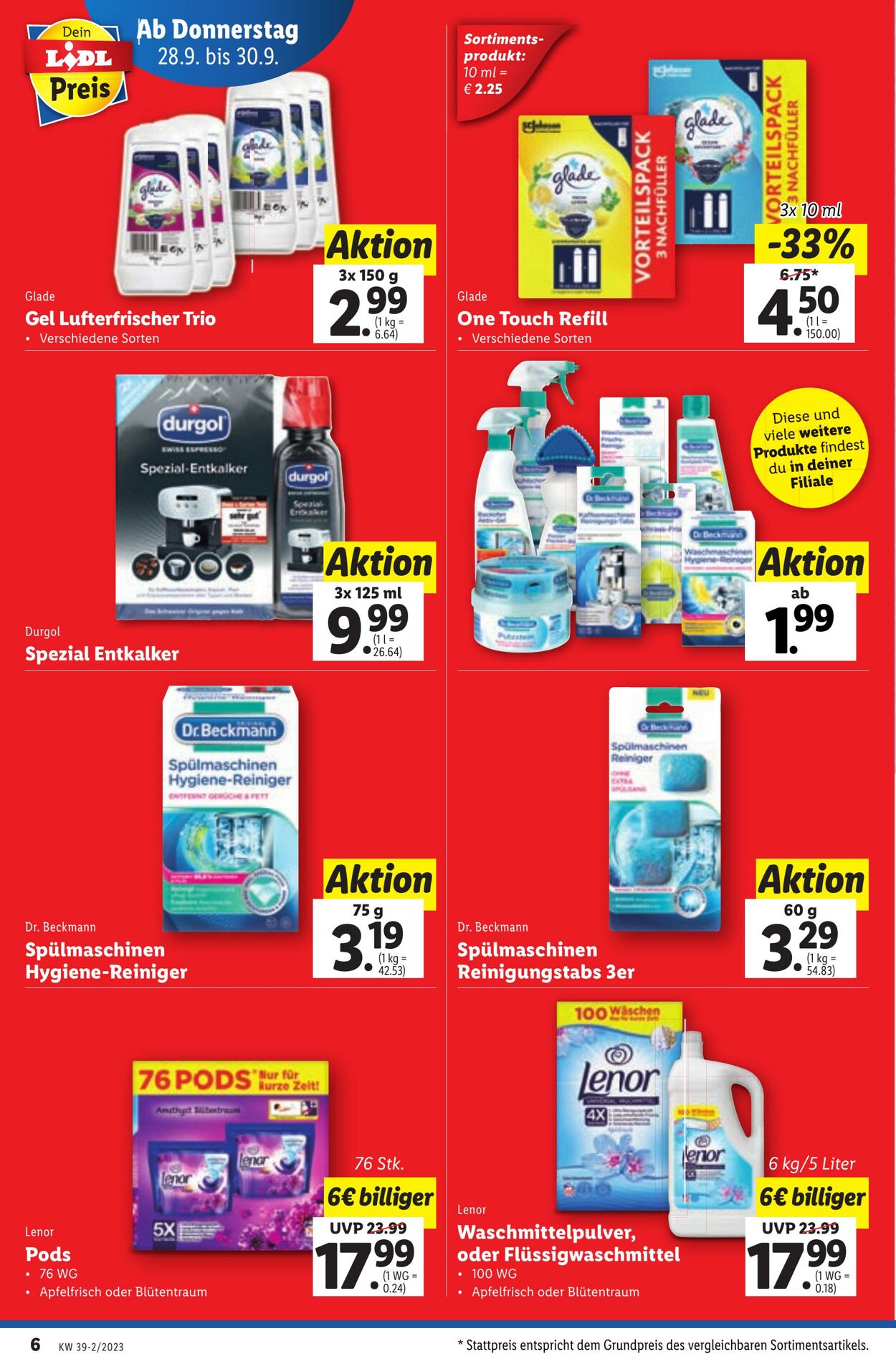 Prospekt Lidl 28.09.2023 - 29.09.2023