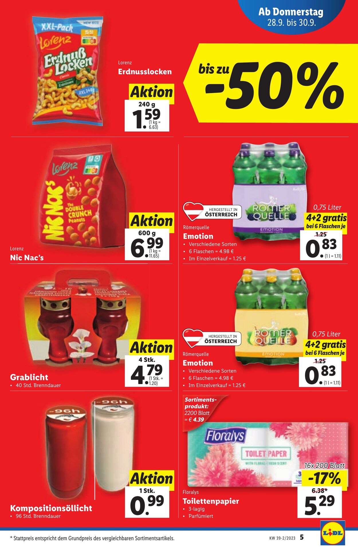 Prospekt Lidl 28.09.2023 - 29.09.2023