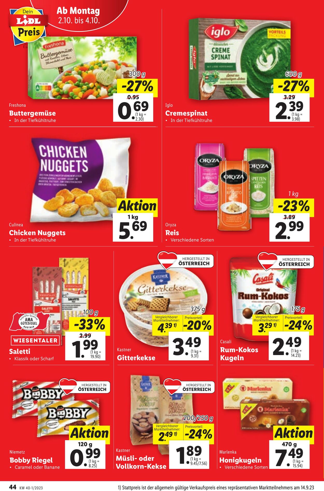 Prospekt Lidl 28.09.2023 - 29.09.2023