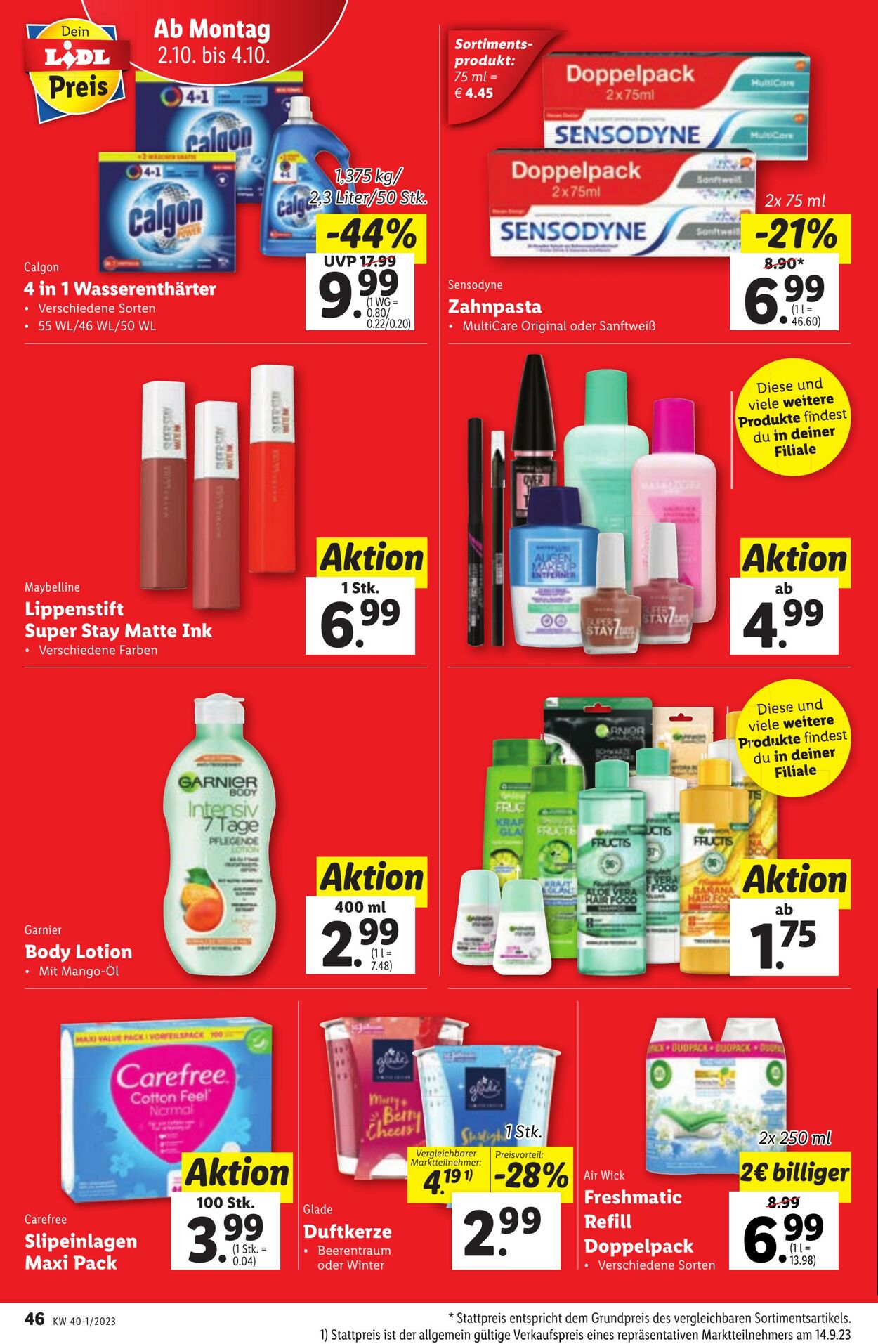 Prospekt Lidl 28.09.2023 - 29.09.2023