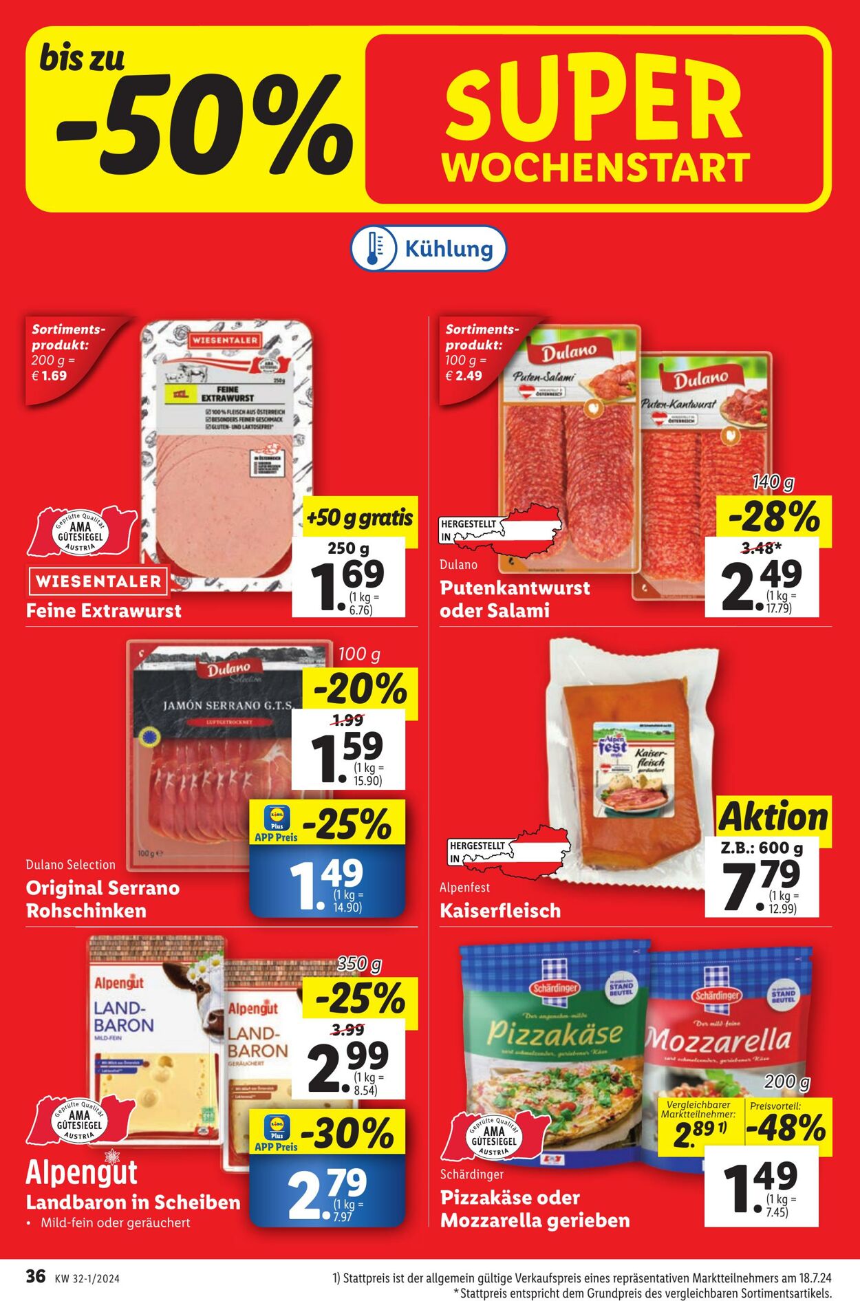 Prospekt Lidl 01.08.2024 - 07.08.2024