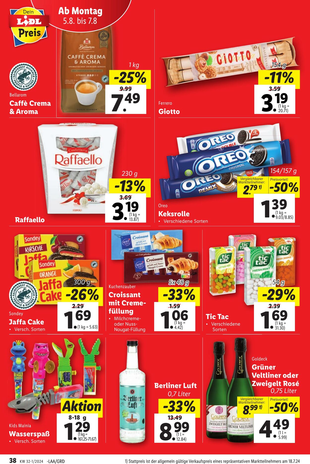 Prospekt Lidl 01.08.2024 - 07.08.2024