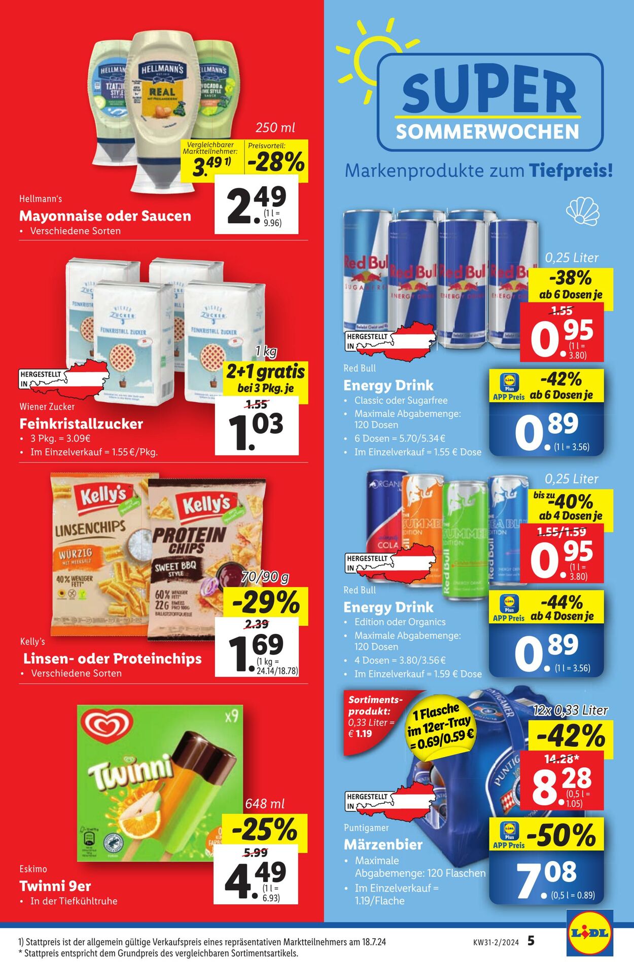 Prospekt Lidl 01.08.2024 - 07.08.2024