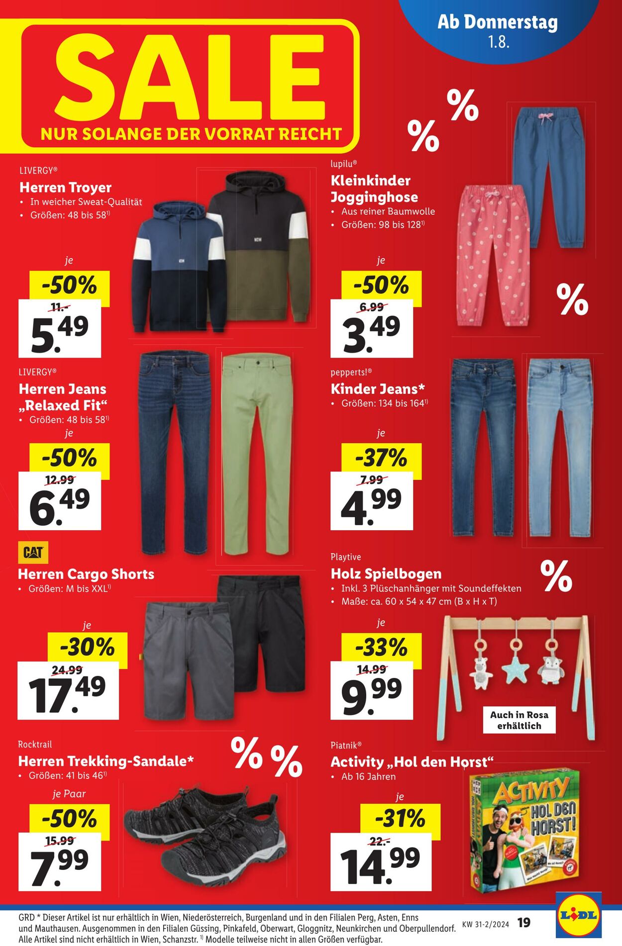 Prospekt Lidl 01.08.2024 - 07.08.2024