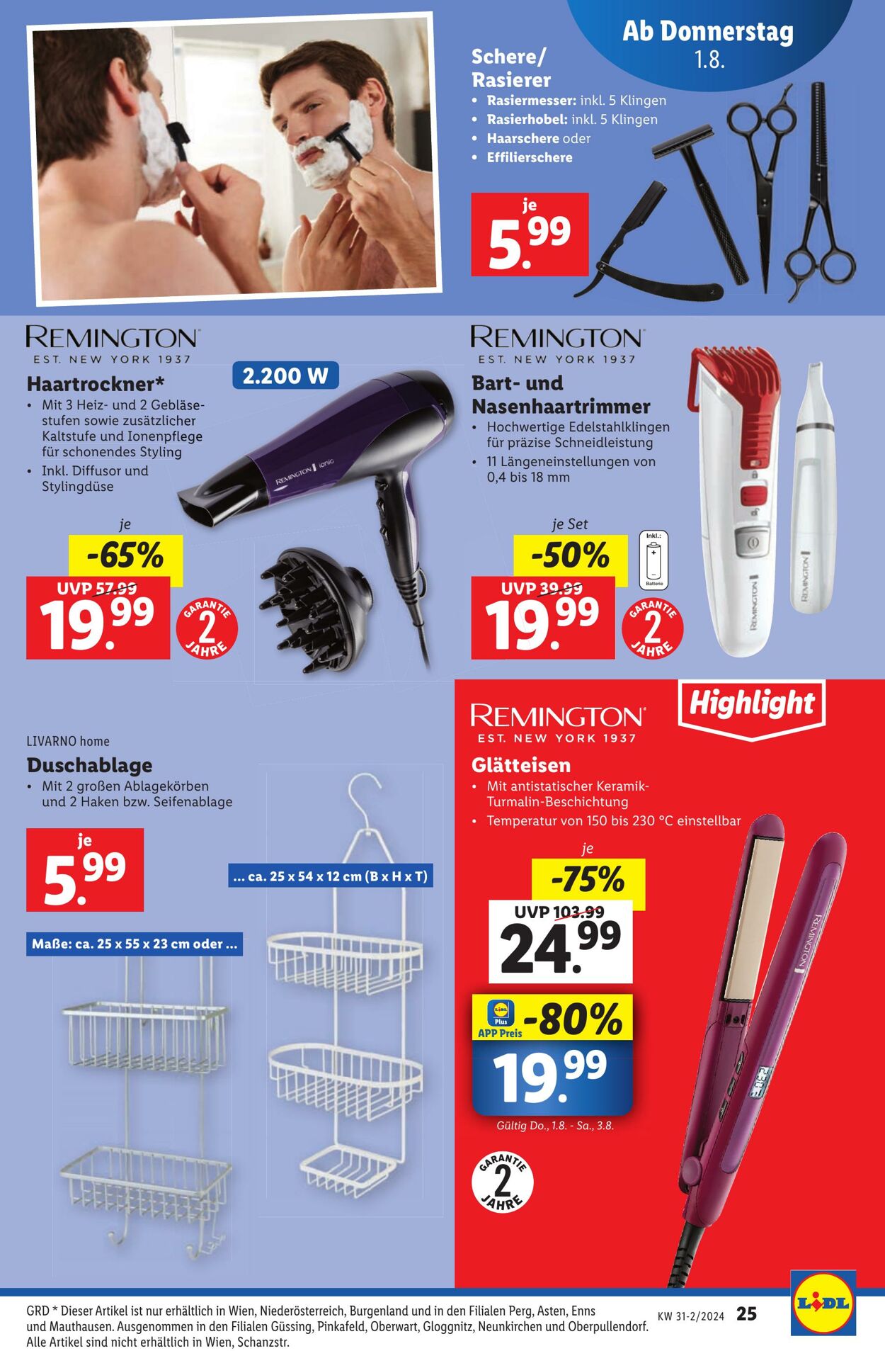 Prospekt Lidl 01.08.2024 - 07.08.2024