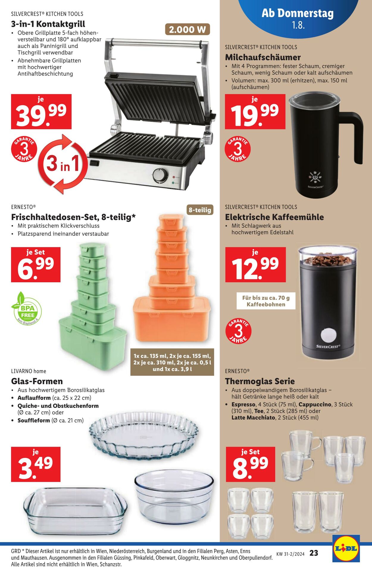 Prospekt Lidl 01.08.2024 - 07.08.2024