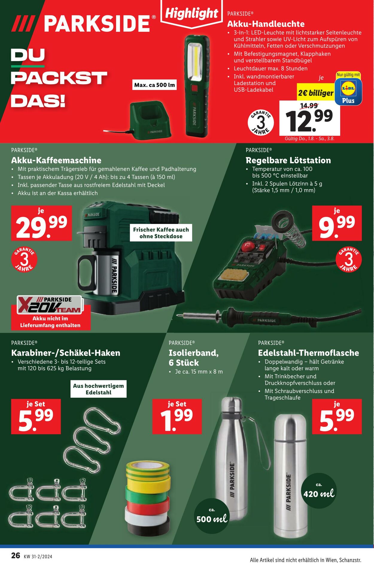 Prospekt Lidl 01.08.2024 - 07.08.2024