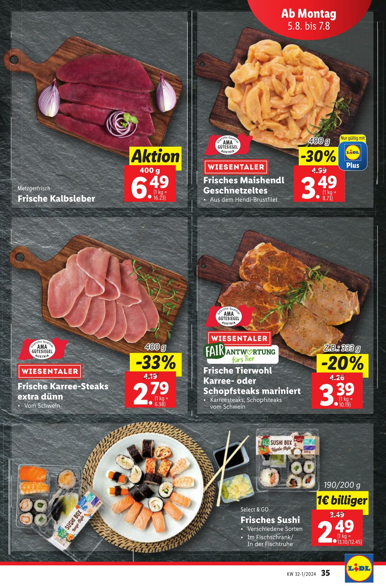 Prospekt Lidl 01.08.2024 - 07.08.2024