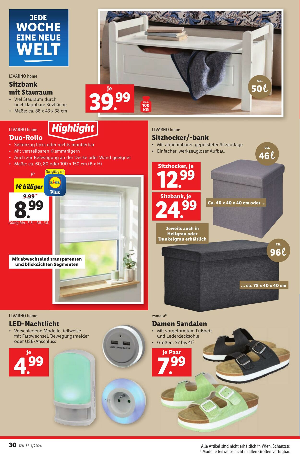 Prospekt Lidl 01.08.2024 - 07.08.2024