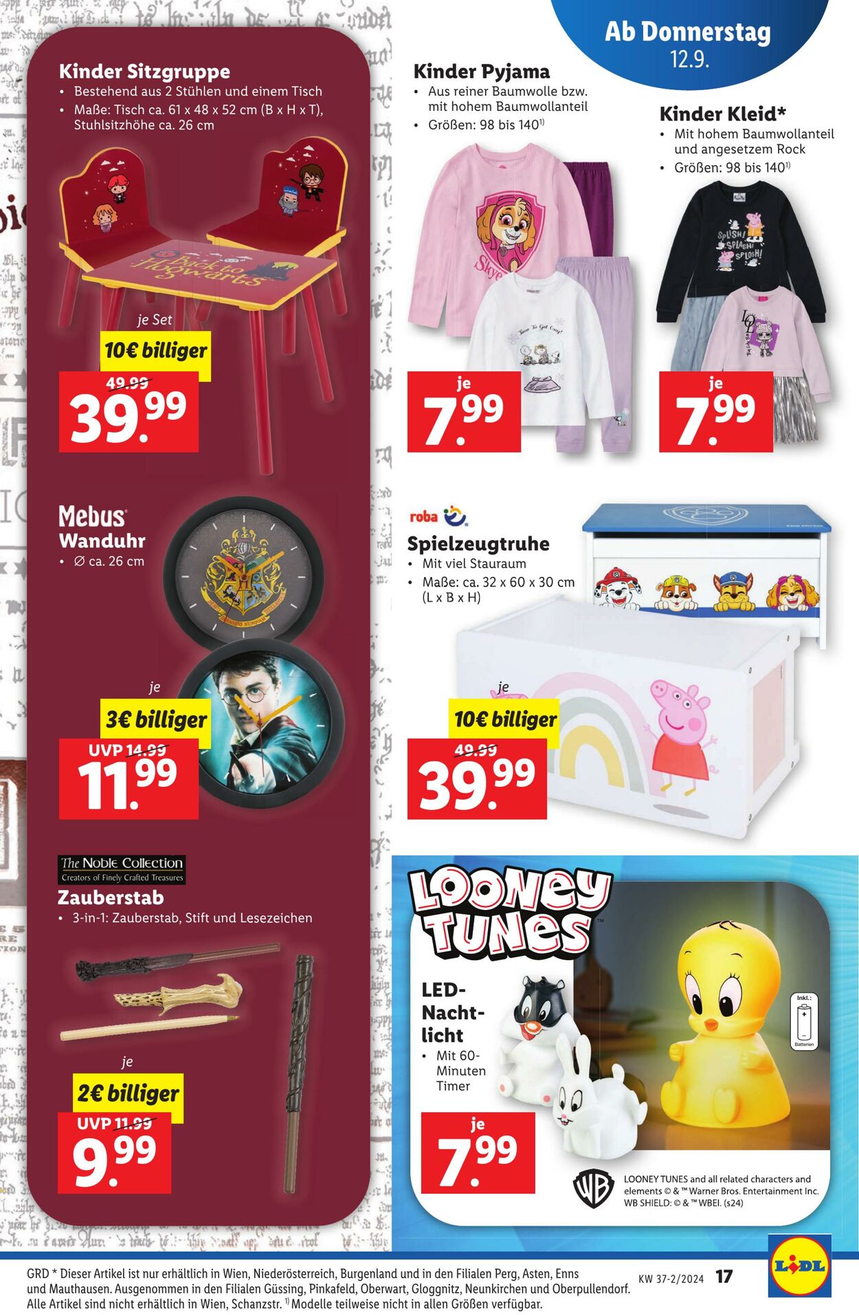 Prospekt Lidl 12.09.2024 - 18.09.2024