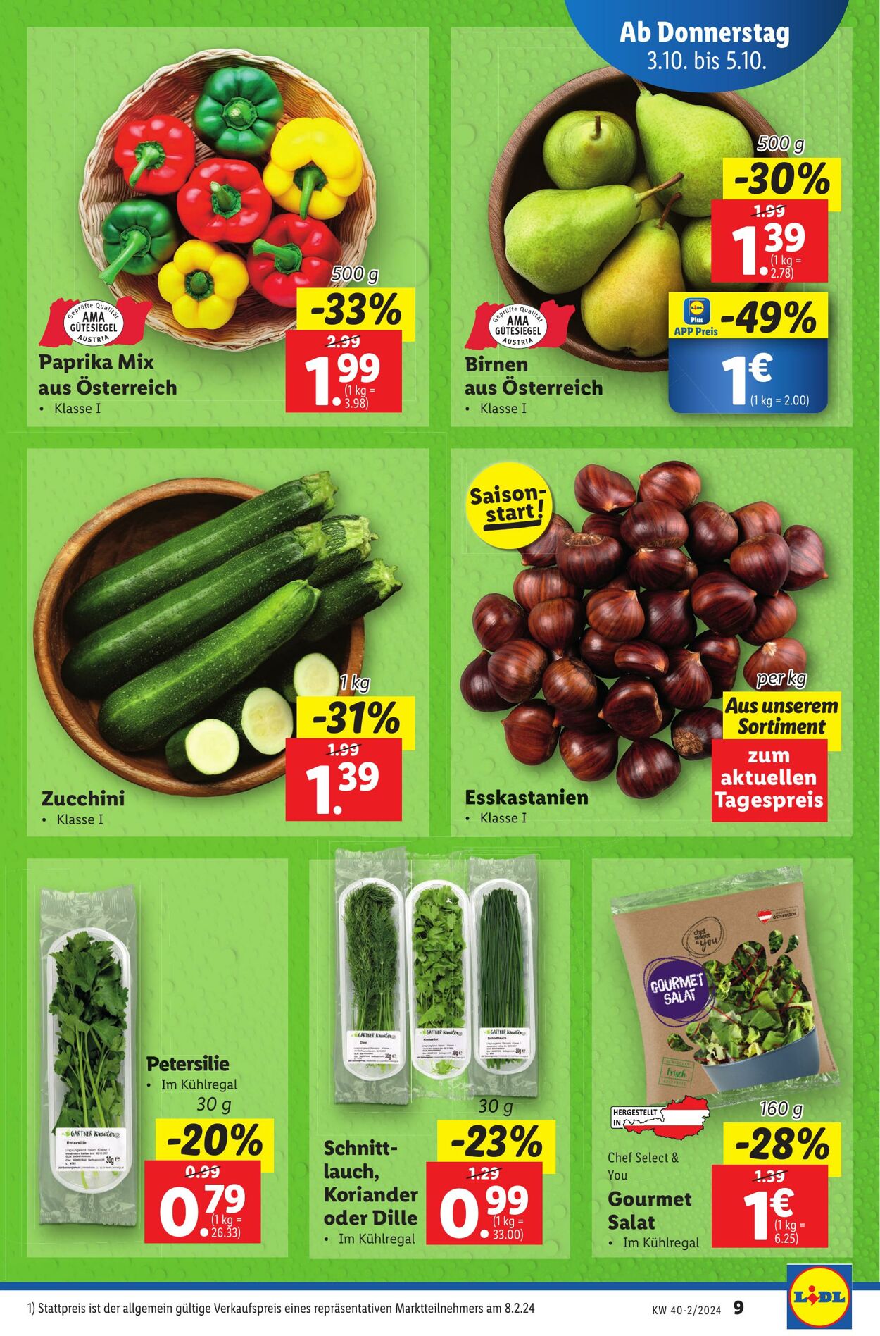 Prospekt Lidl 03.10.2024 - 09.10.2024