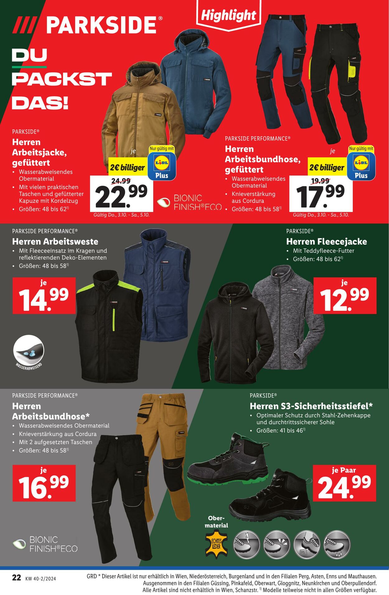 Prospekt Lidl 03.10.2024 - 09.10.2024