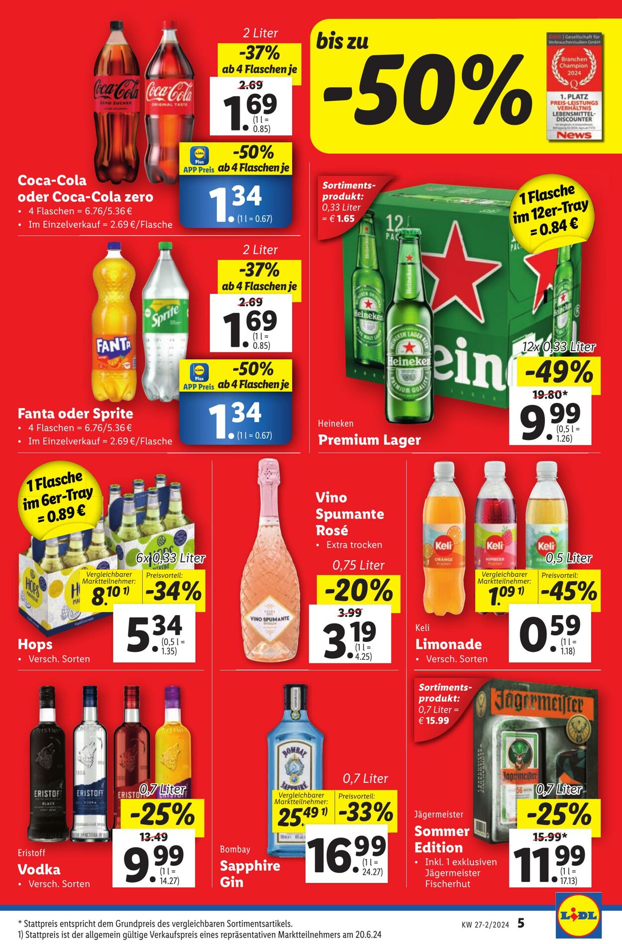 Prospekt Lidl 04.07.2024 - 10.07.2024