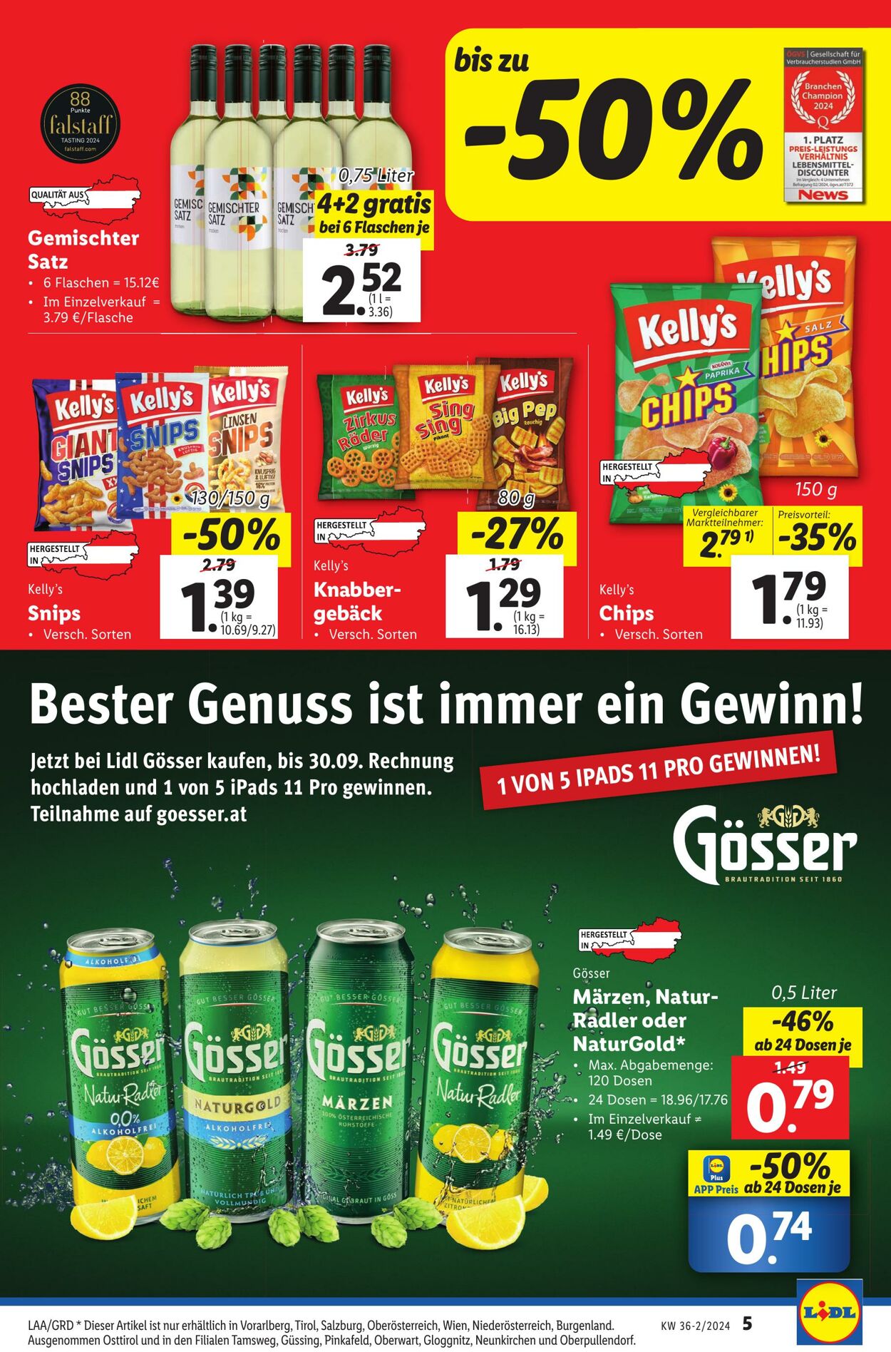 Prospekt Lidl 05.09.2024 - 11.09.2024