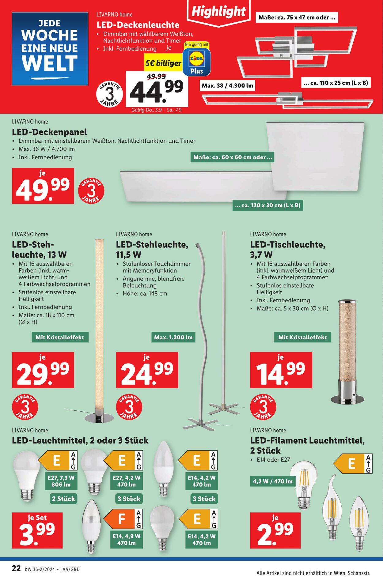 Prospekt Lidl 05.09.2024 - 11.09.2024