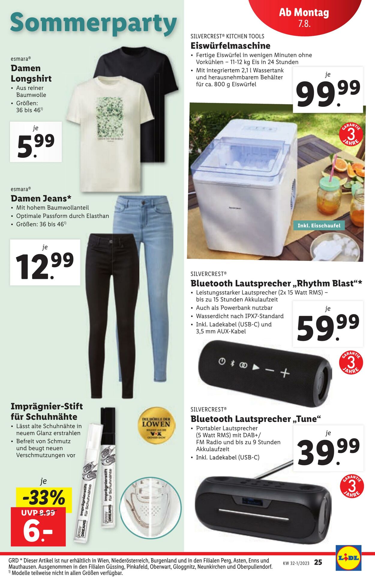 Prospekt Lidl 03.08.2023 - 05.08.2023