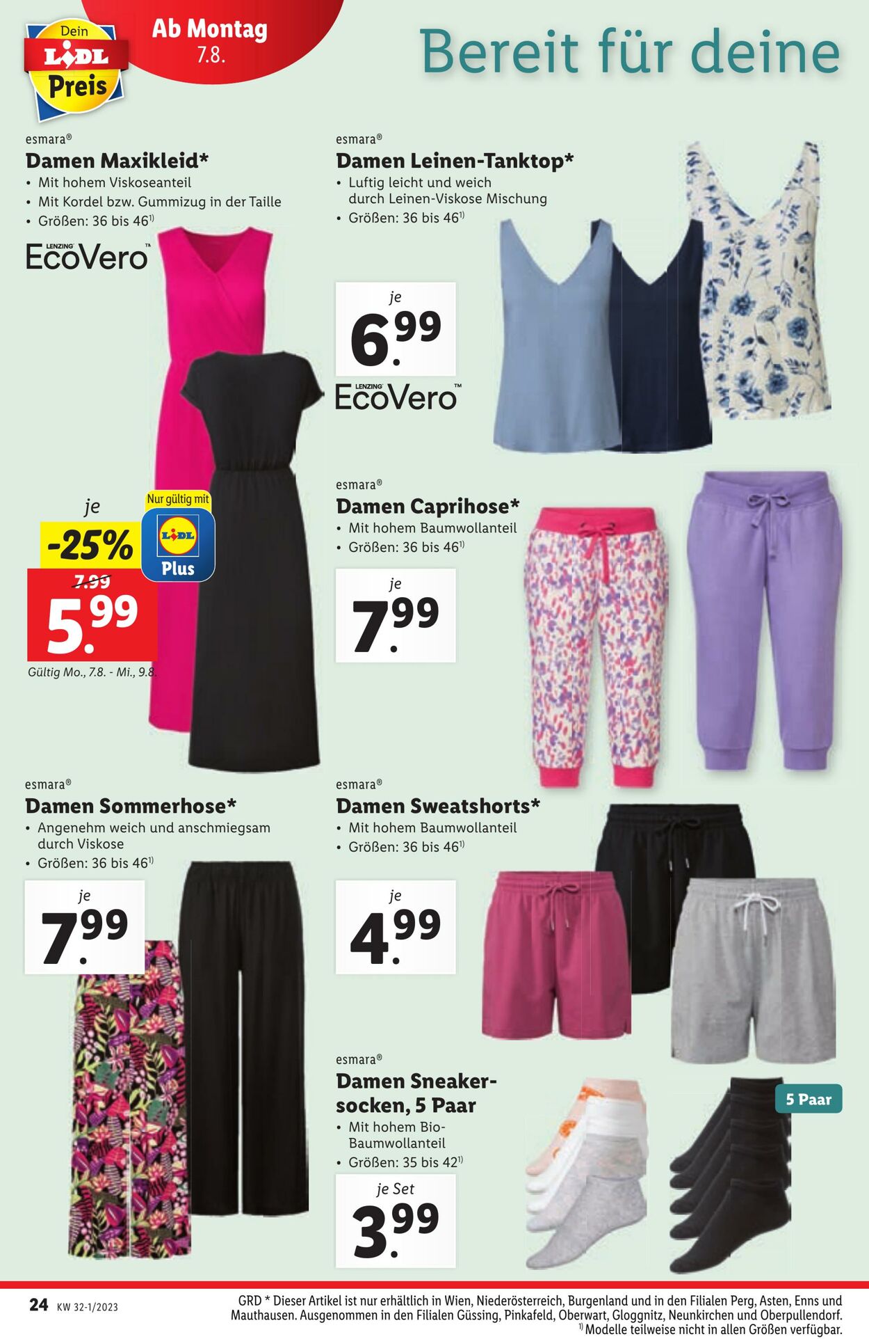 Prospekt Lidl 03.08.2023 - 05.08.2023