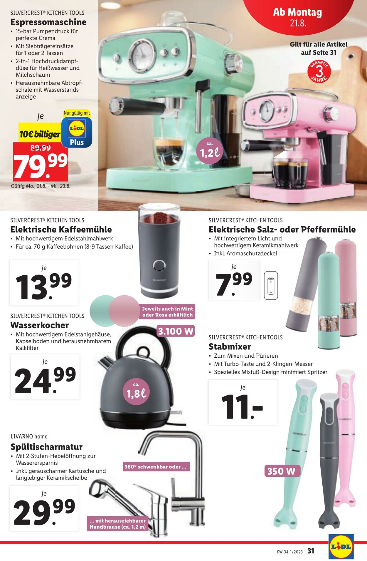 Prospekt Lidl 17.08.2023 - 19.08.2023