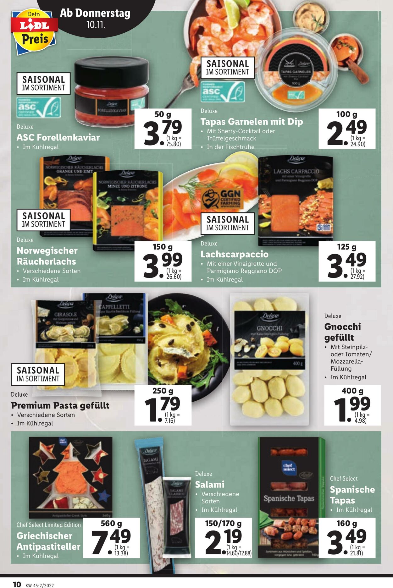 Prospekt Lidl 10.11.2022 - 16.11.2022