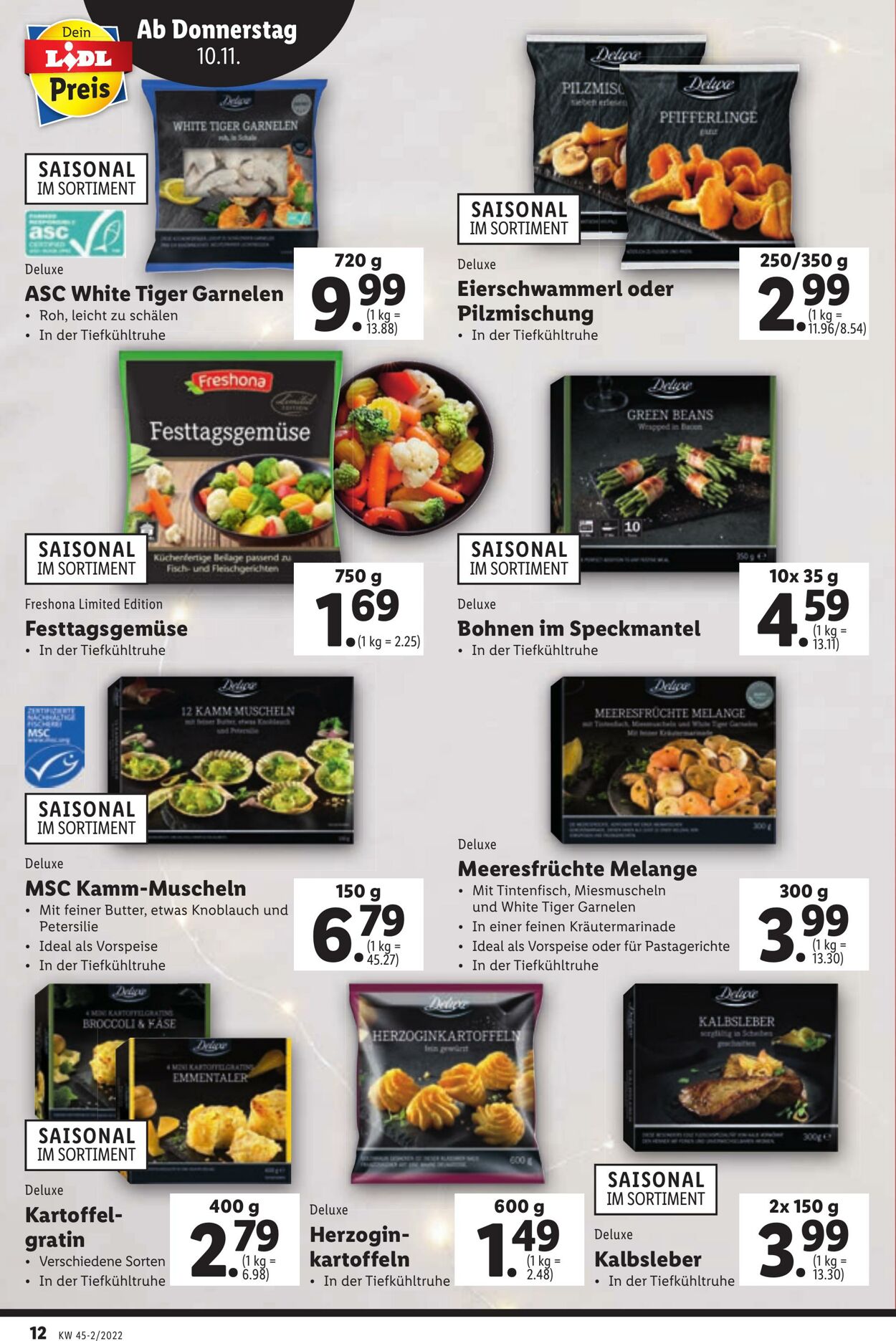 Prospekt Lidl 10.11.2022 - 16.11.2022