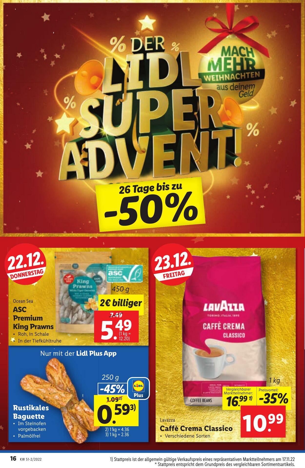 Prospekt Lidl 22.12.2022 - 28.12.2022