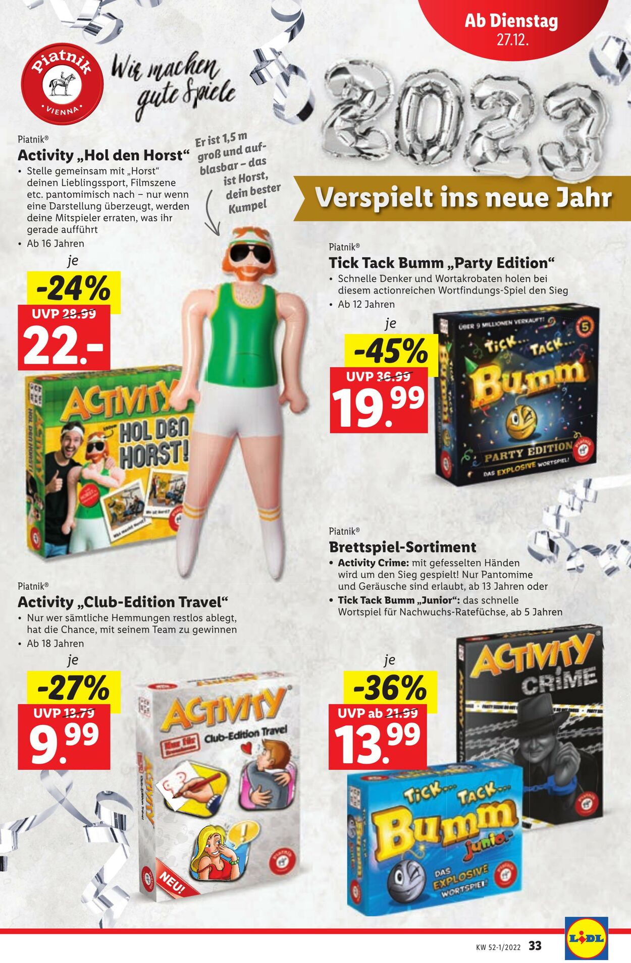 Prospekt Lidl 22.12.2022 - 28.12.2022