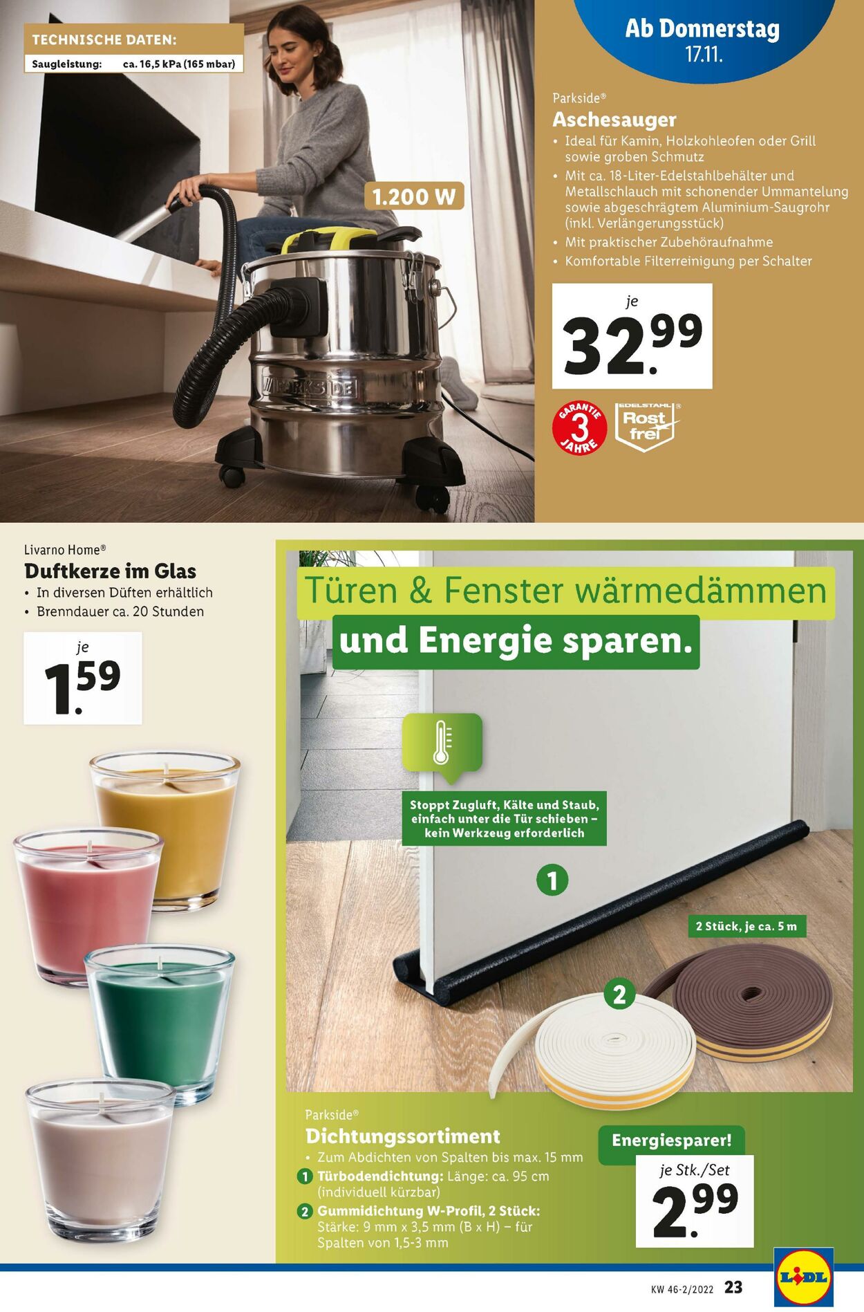 Prospekt Lidl 17.11.2022 - 23.11.2022