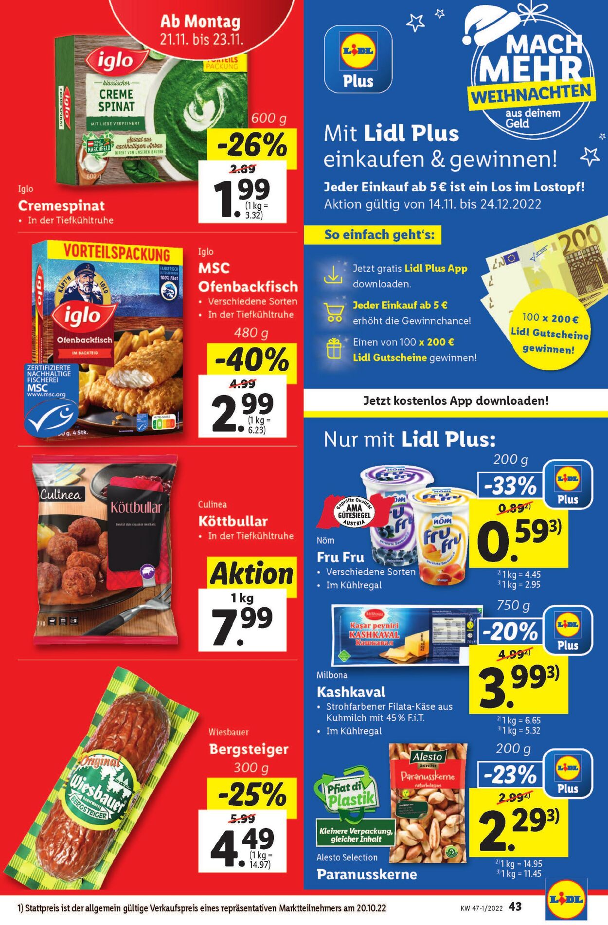 Prospekt Lidl 17.11.2022 - 23.11.2022