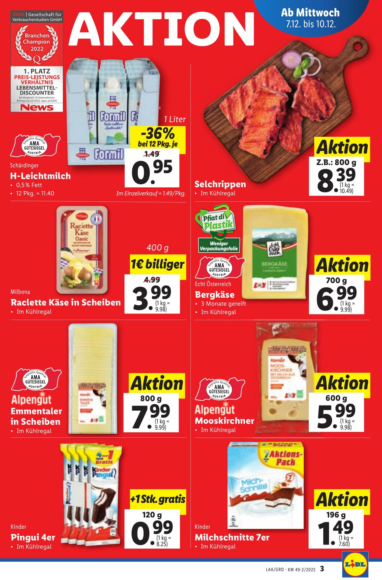 Prospekt Lidl 07.12.2022 - 14.12.2022