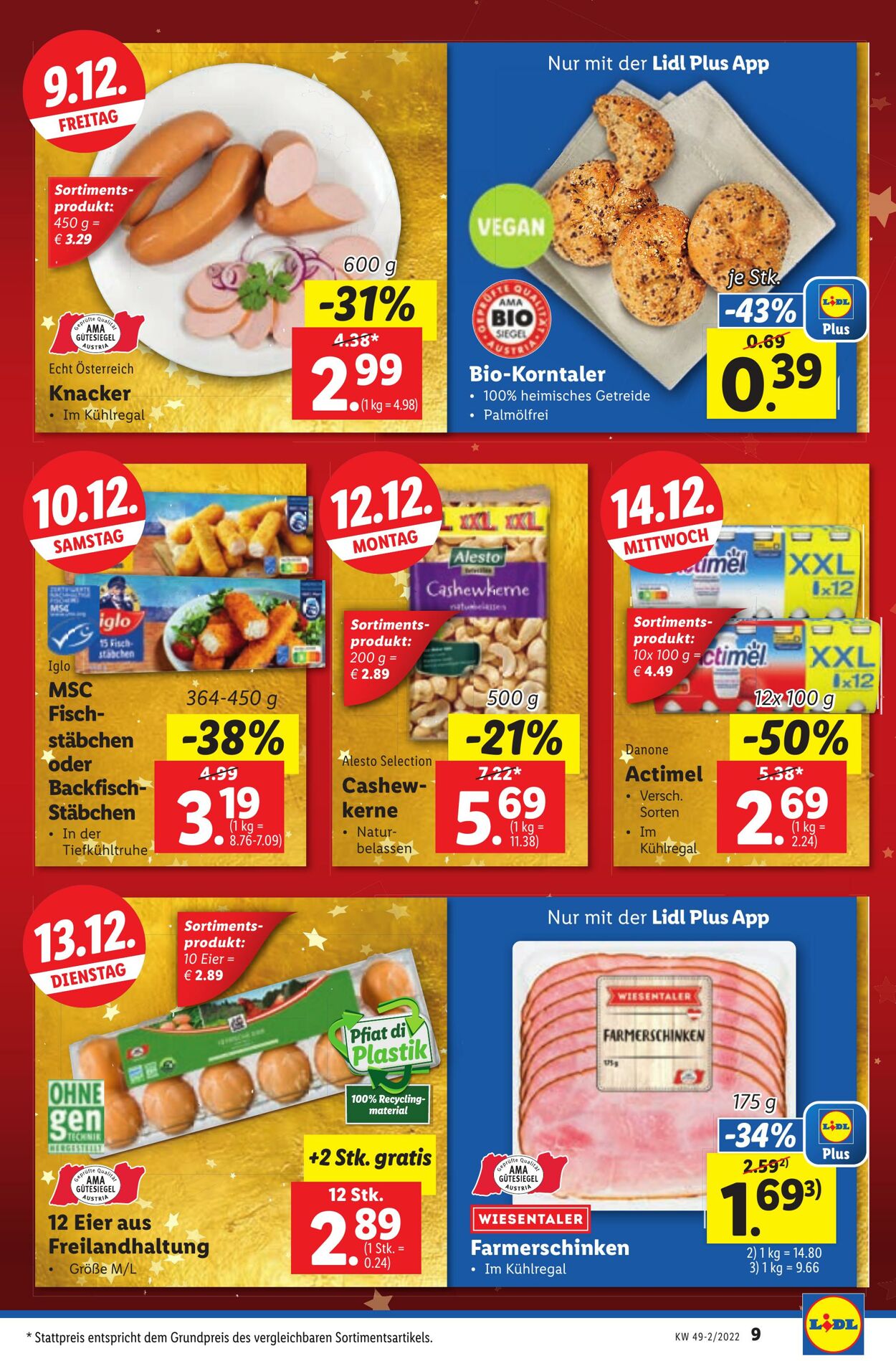 Prospekt Lidl 07.12.2022 - 14.12.2022