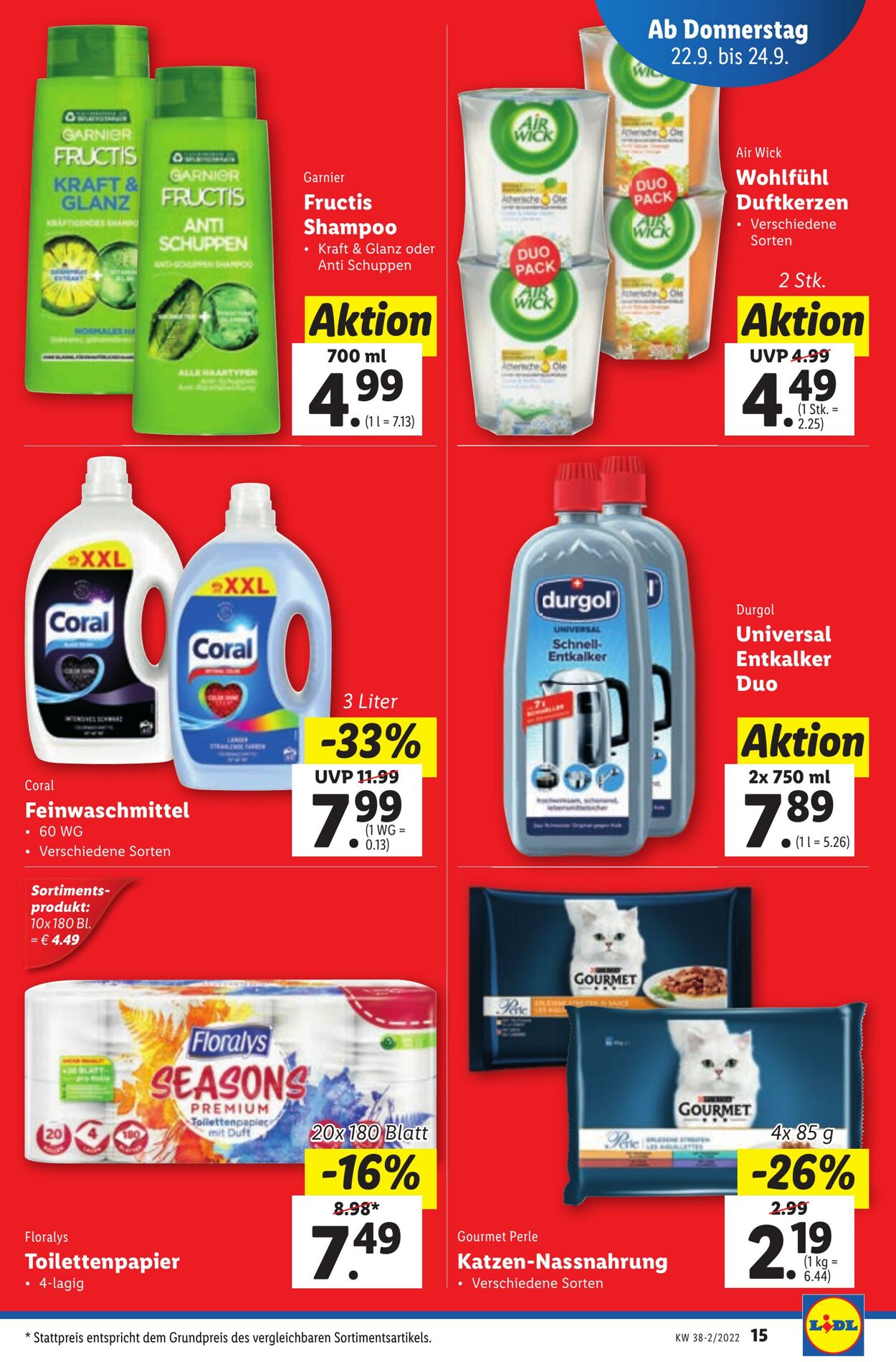 Prospekt Lidl 22.09.2022 - 28.09.2022