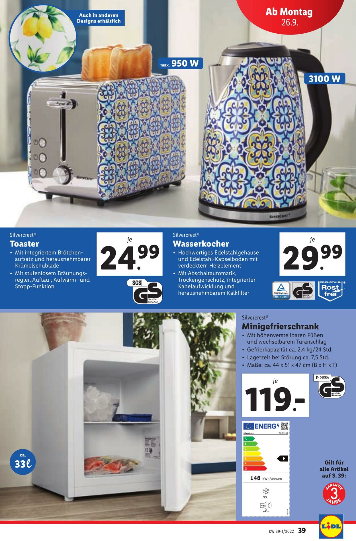 Prospekt Lidl 22.09.2022 - 28.09.2022