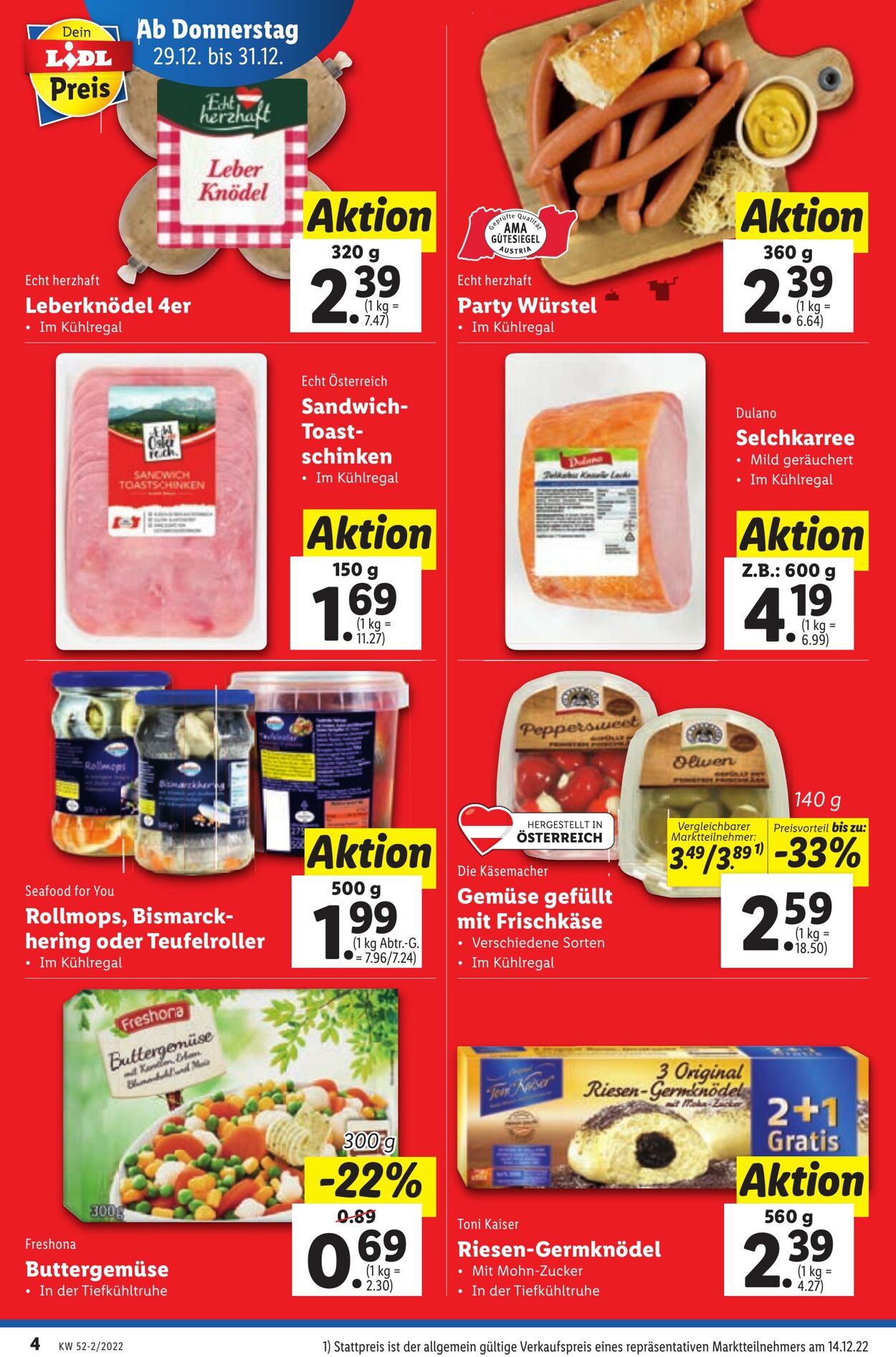 Prospekt Lidl 29.12.2022 - 03.01.2023