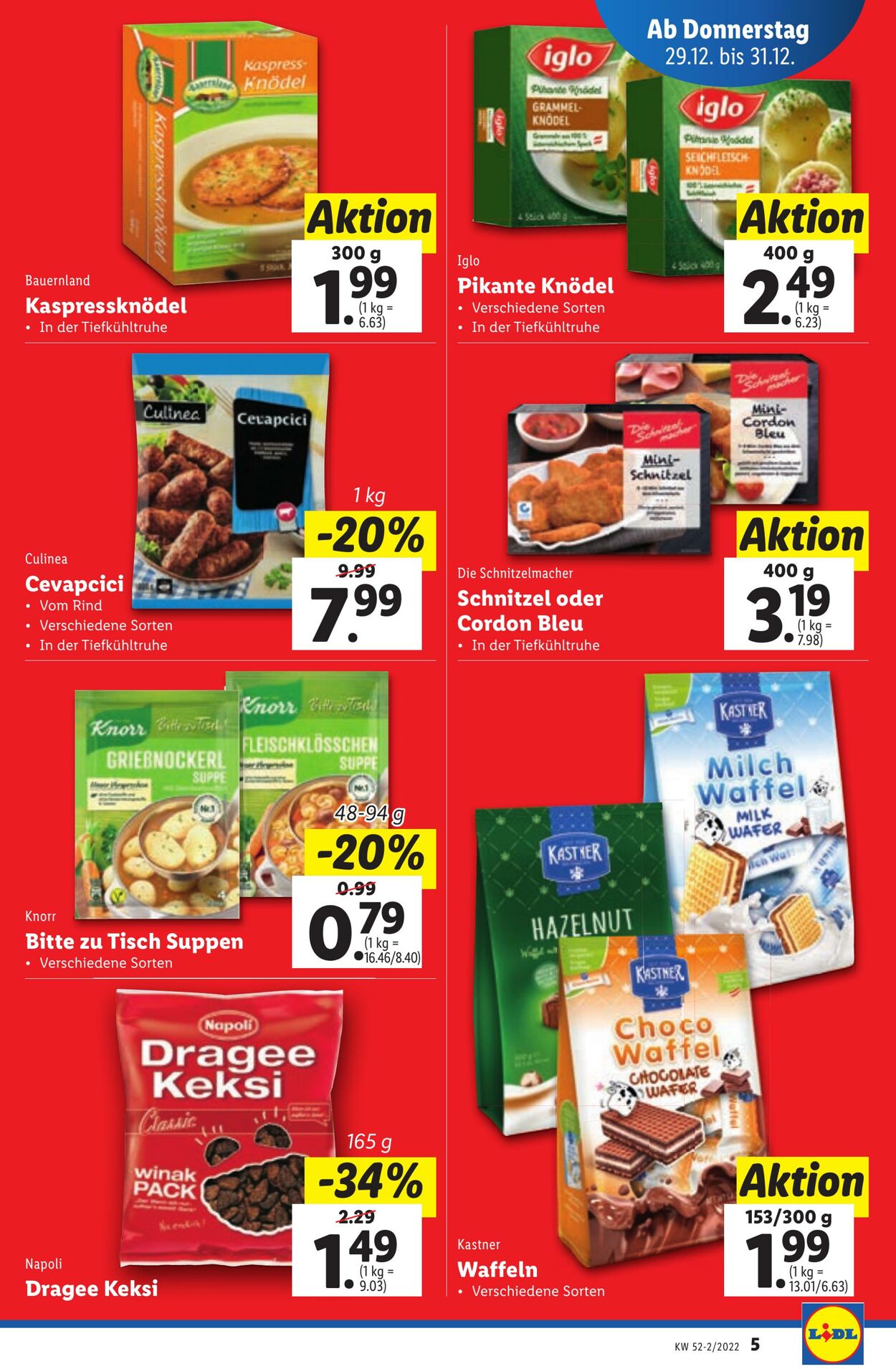 Prospekt Lidl 29.12.2022 - 03.01.2023