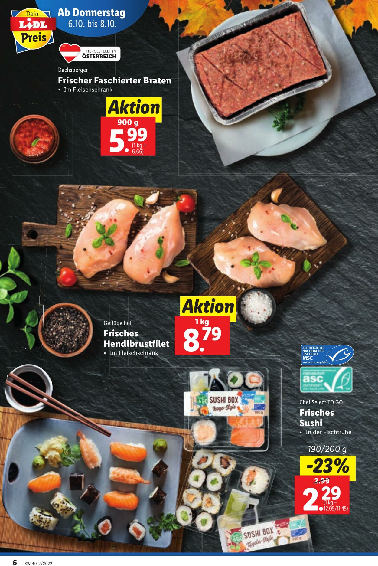 Prospekt Lidl 06.10.2022 - 12.10.2022