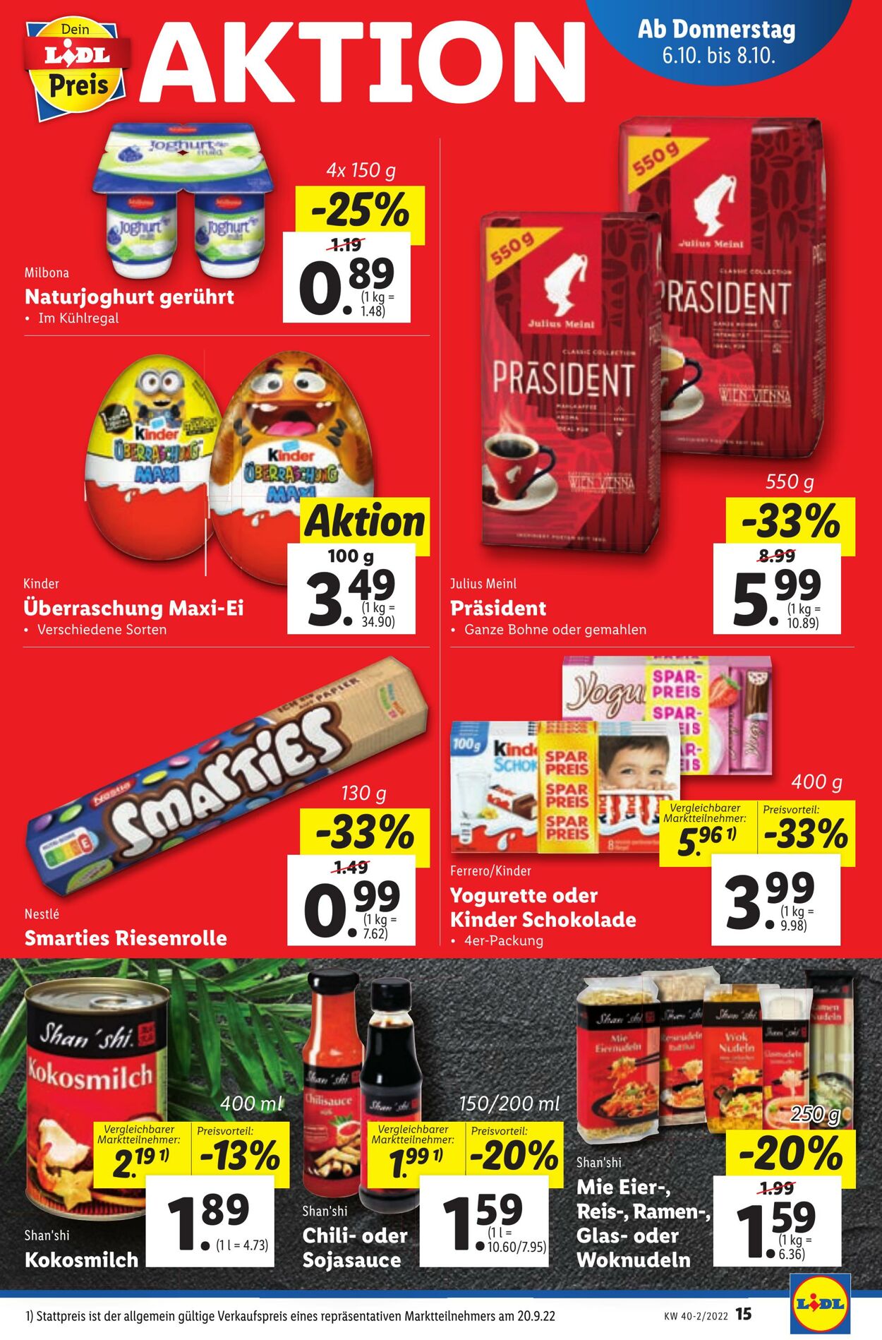 Prospekt Lidl 06.10.2022 - 12.10.2022