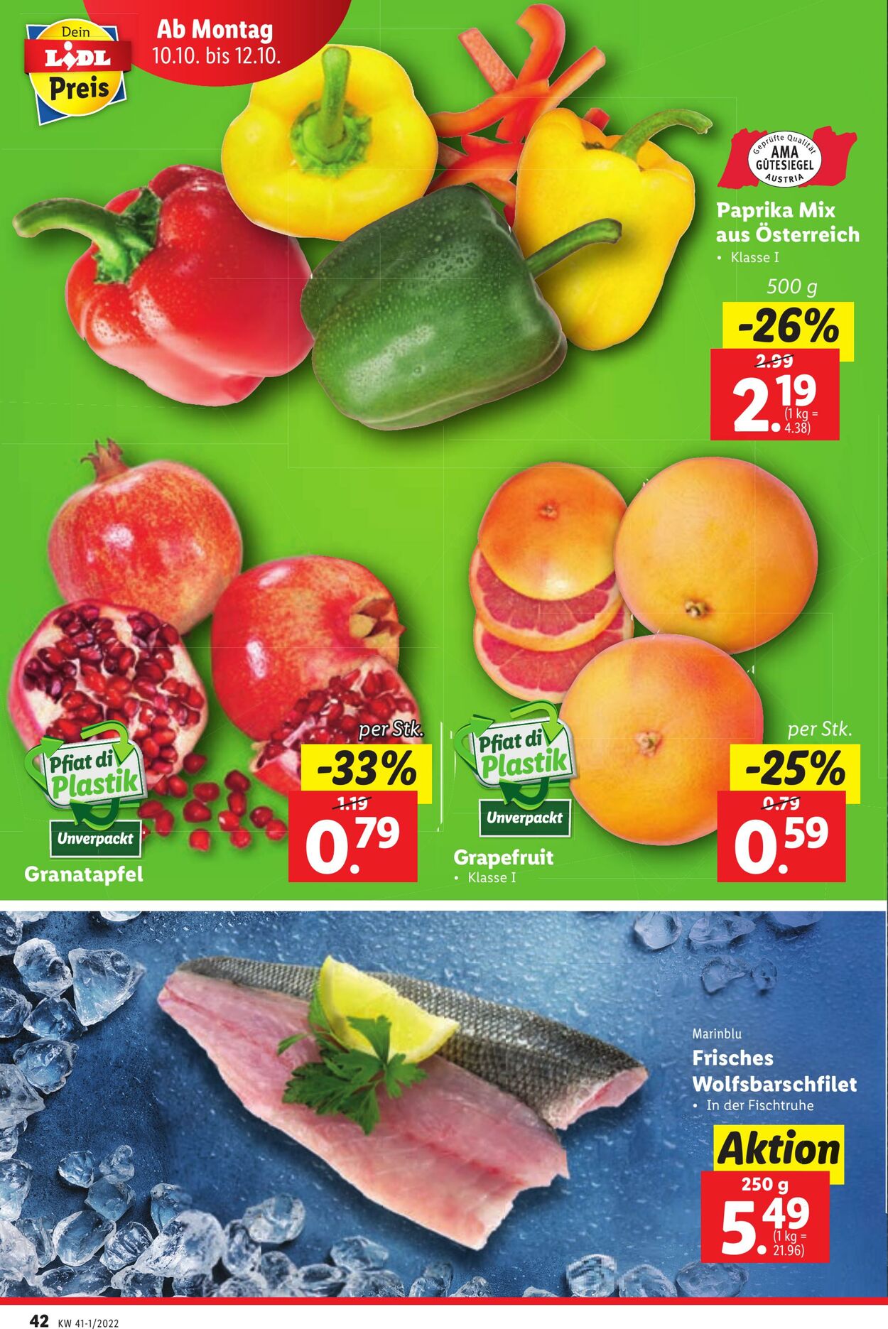 Prospekt Lidl 06.10.2022 - 12.10.2022