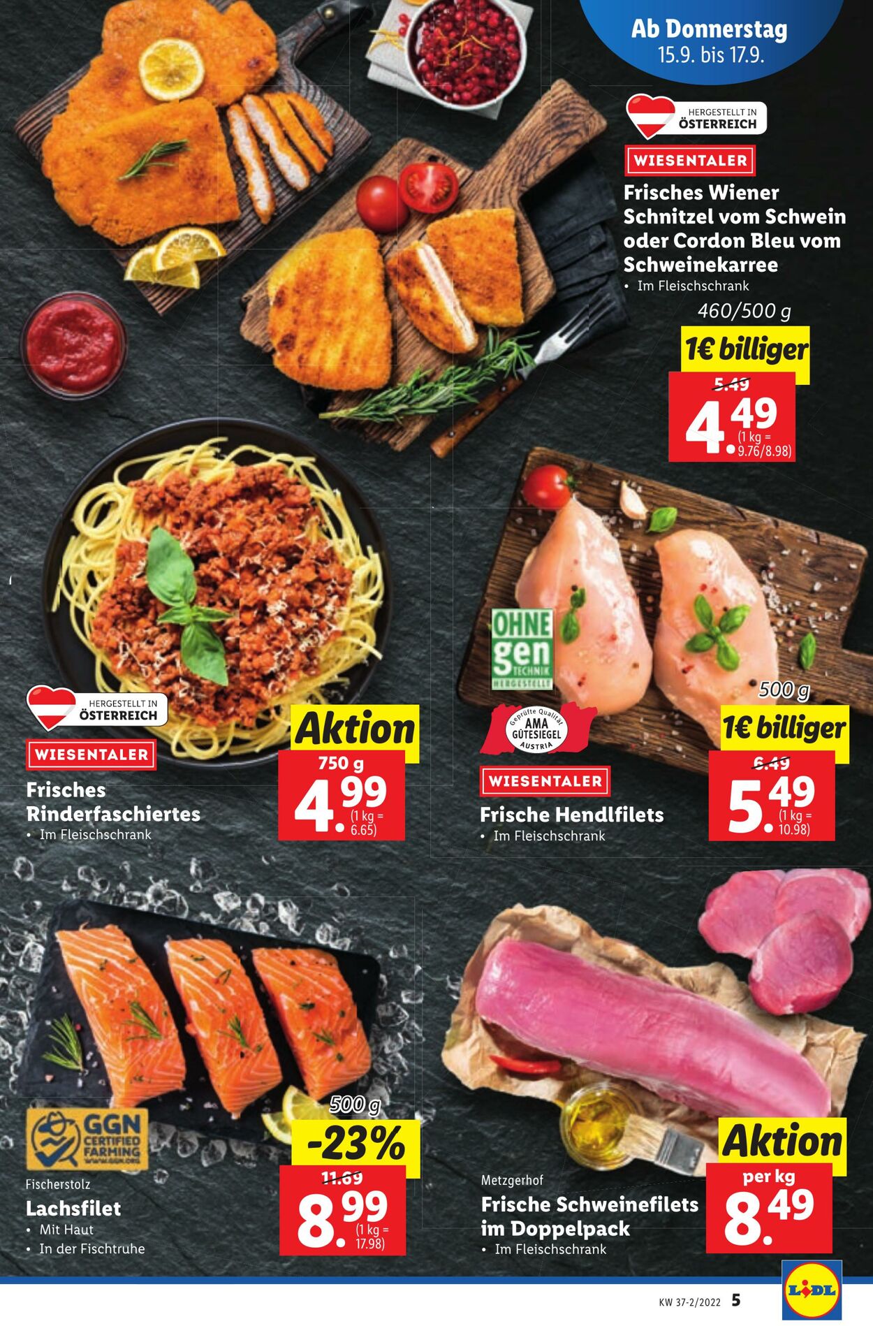 Prospekt Lidl 15.09.2022 - 21.09.2022